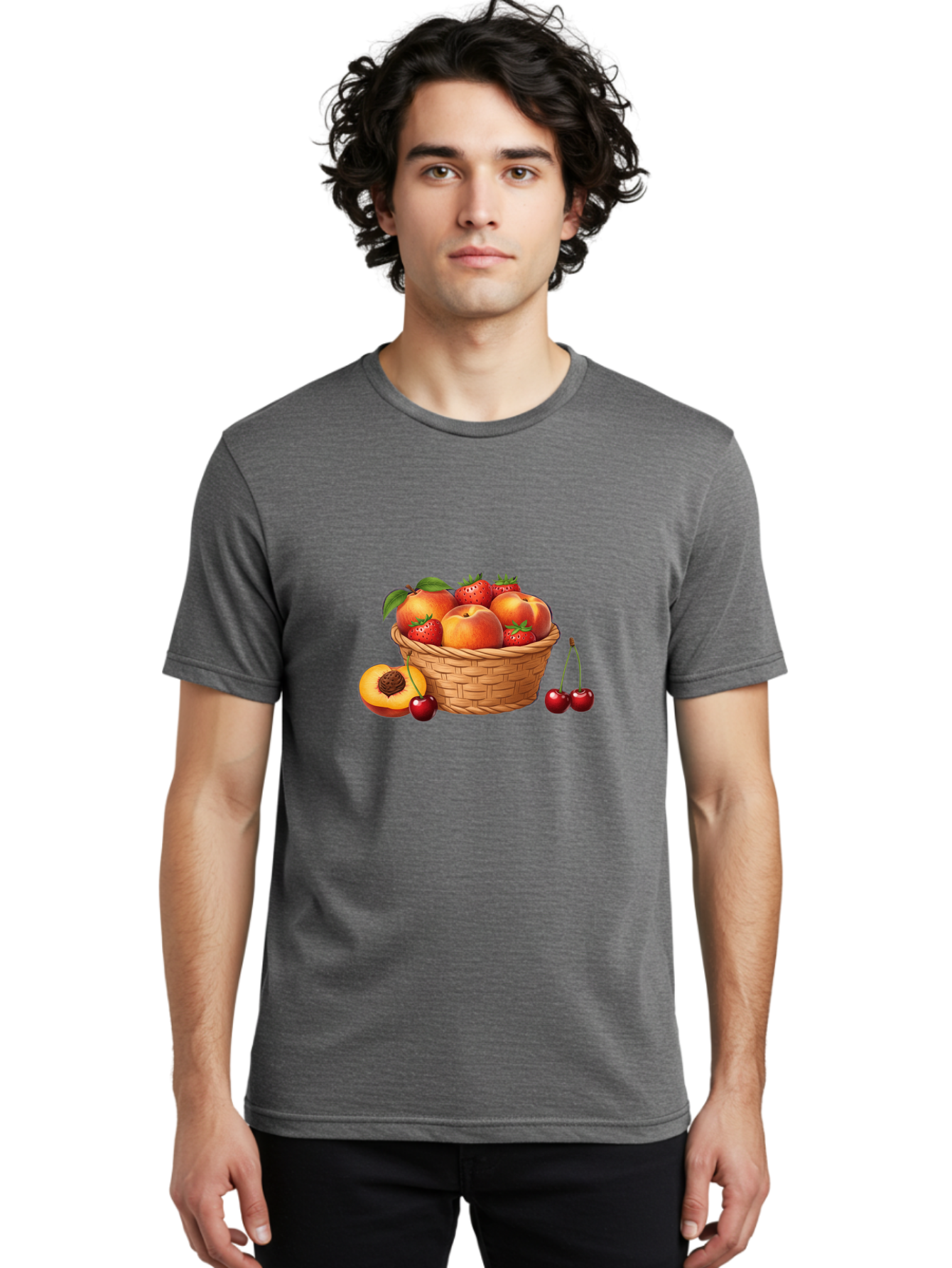 Fruit-Basket-27 Men'S Graphic Tee, 100% Cotton, Comfortable Casual Summer Wear, Machine Washable, Vintage Camera, Old Camera, Antique Camera, Black Camera, Classic Photography, Photography Equipment, Nostalgic Device, Film Camera, Camera Art Bai917