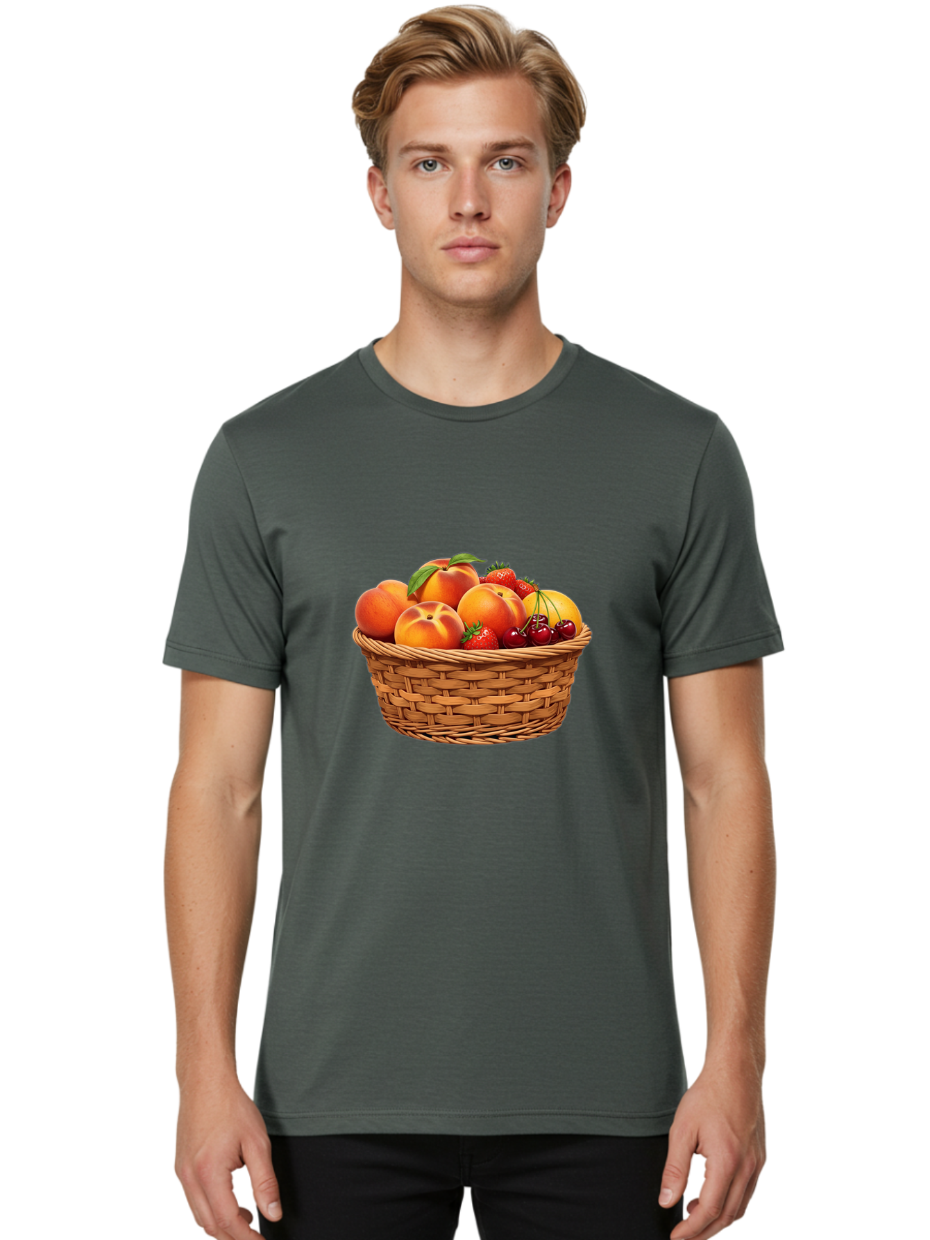 Fruit-Basket-29 Men'S Graphic Tee, 100% Cotton, Comfortable Casual Summer Wear, Machine Washable, Vintage Camera, Old Camera, Antique Camera, Black Camera, Classic Photography, Photography Equipment, Nostalgic Device, Film Camera, Camera Art Bai919