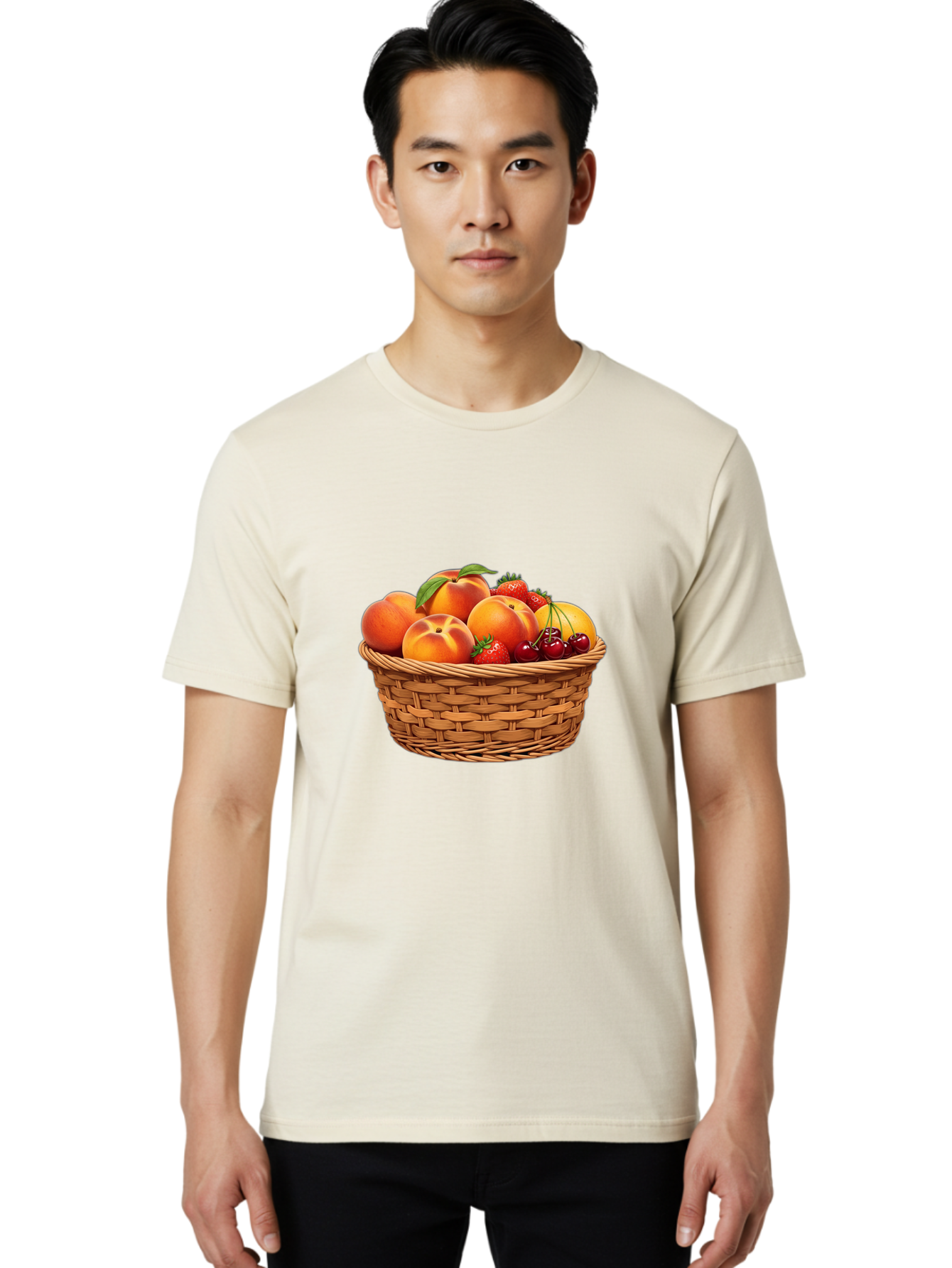 Fruit-Basket-29 Men'S Graphic Tee, 100% Cotton, Comfortable Casual Summer Wear, Machine Washable, Vintage Camera, Old Camera, Antique Camera, Black Camera, Classic Photography, Photography Equipment, Nostalgic Device, Film Camera, Camera Art Bai919