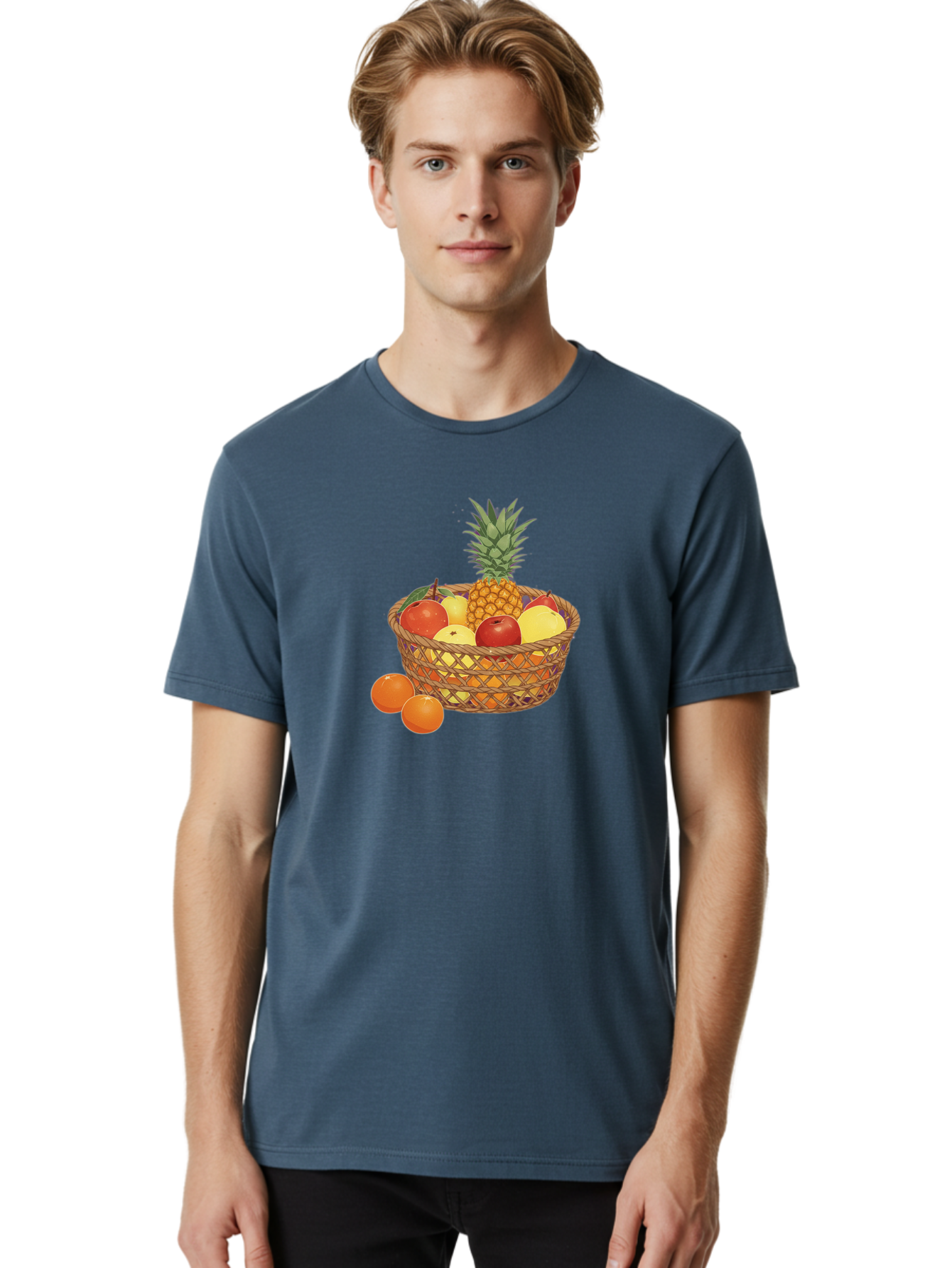 Fruit-Basket-3 Men'S Graphic Tee, 100% Cotton, Comfortable Casual Summer Wear, Machine Washable, Vintage Camera, Old Camera, Antique Camera, Black Camera, Classic Photography, Photography Equipment, Nostalgic Device, Film Camera, Camera Art Bai920