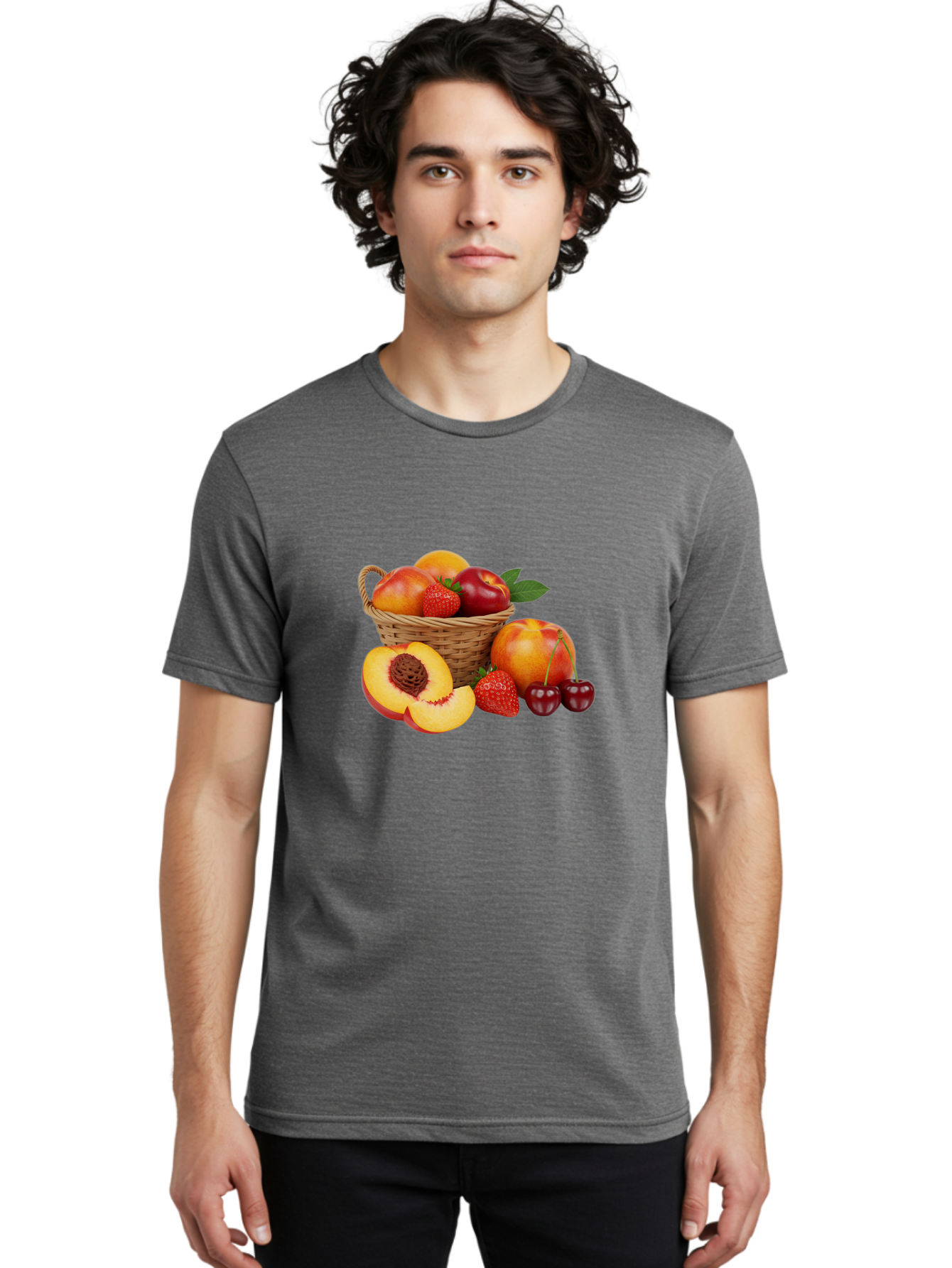 Fruit-Basket-30 Men'S Graphic Tee, 100% Cotton, Comfortable Casual Summer Wear, Machine Washable, Vintage Camera, Old Camera, Antique Camera, Black Camera, Classic Photography, Photography Equipment, Nostalgic Device, Film Camera, Camera Art Bai921
