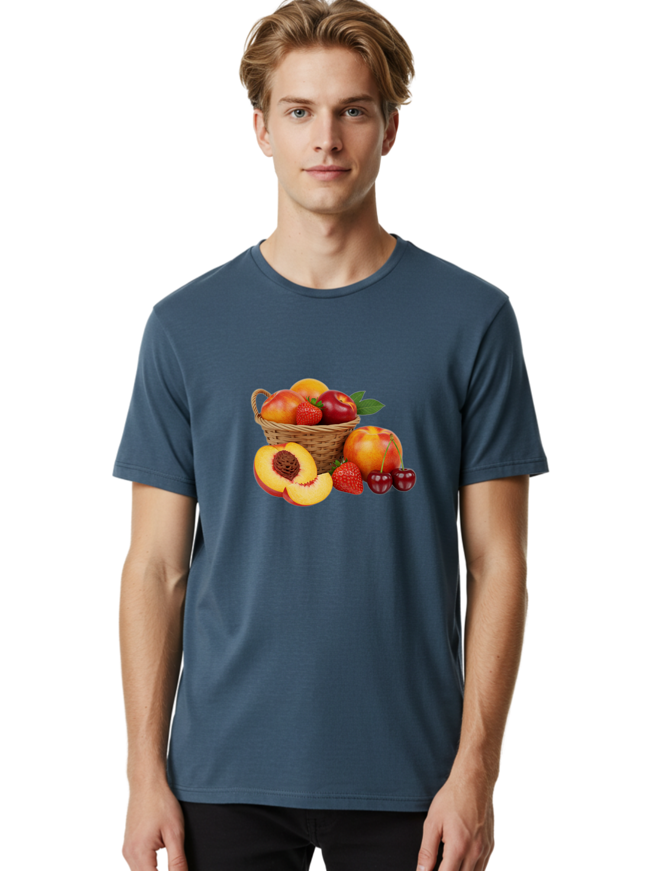 Fruit-Basket-30 Men'S Graphic Tee, 100% Cotton, Comfortable Casual Summer Wear, Machine Washable, Vintage Camera, Old Camera, Antique Camera, Black Camera, Classic Photography, Photography Equipment, Nostalgic Device, Film Camera, Camera Art Bai921