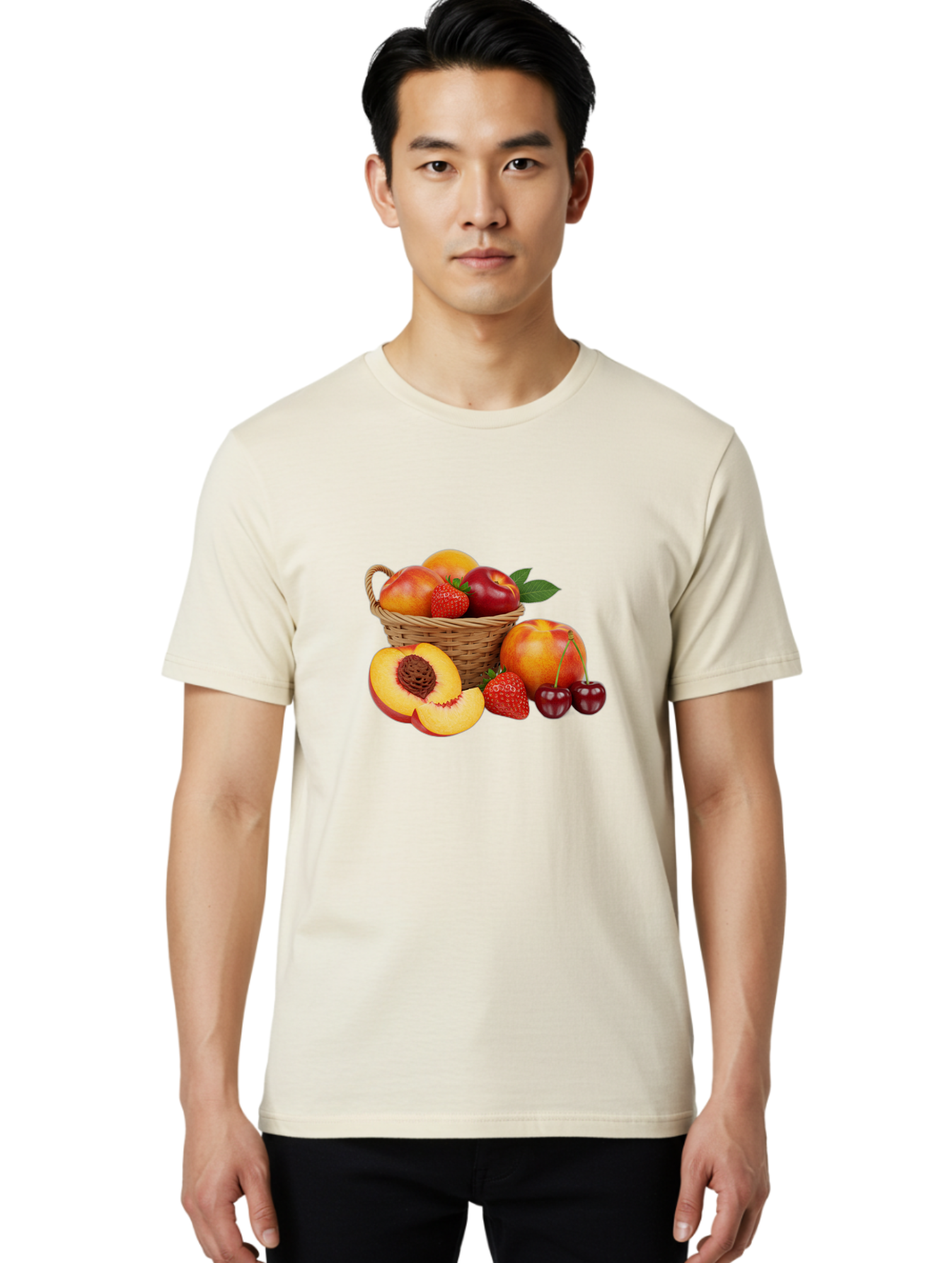 Fruit-Basket-30 Men'S Graphic Tee, 100% Cotton, Comfortable Casual Summer Wear, Machine Washable, Vintage Camera, Old Camera, Antique Camera, Black Camera, Classic Photography, Photography Equipment, Nostalgic Device, Film Camera, Camera Art Bai921