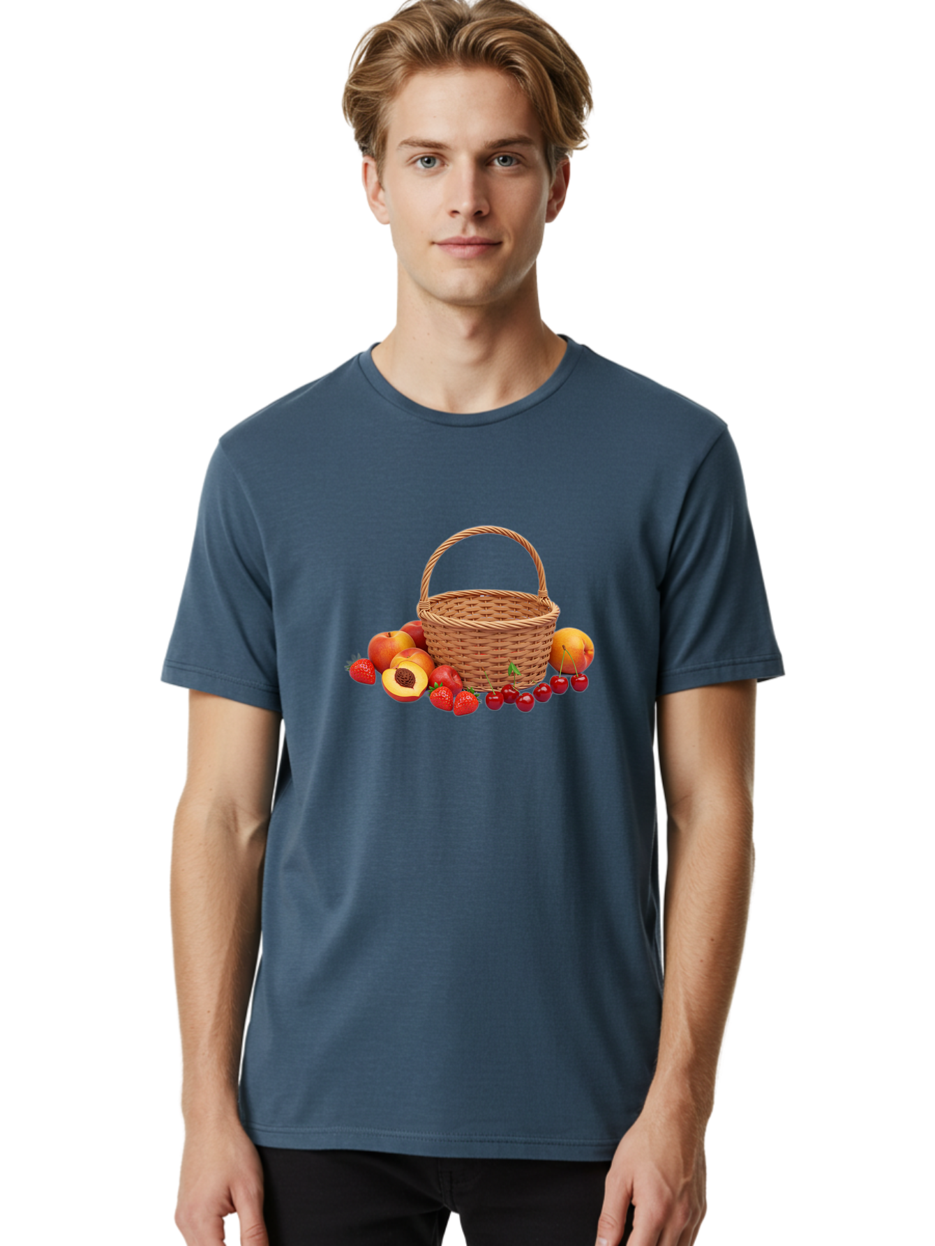 Fruit-Basket-32 Men'S Graphic Tee, 100% Cotton, Comfortable Casual Summer Wear, Machine Washable, Vintage Camera, Old Camera, Antique Camera, Black Camera, Classic Photography, Photography Equipment, Nostalgic Device, Film Camera, Camera Art Bai923