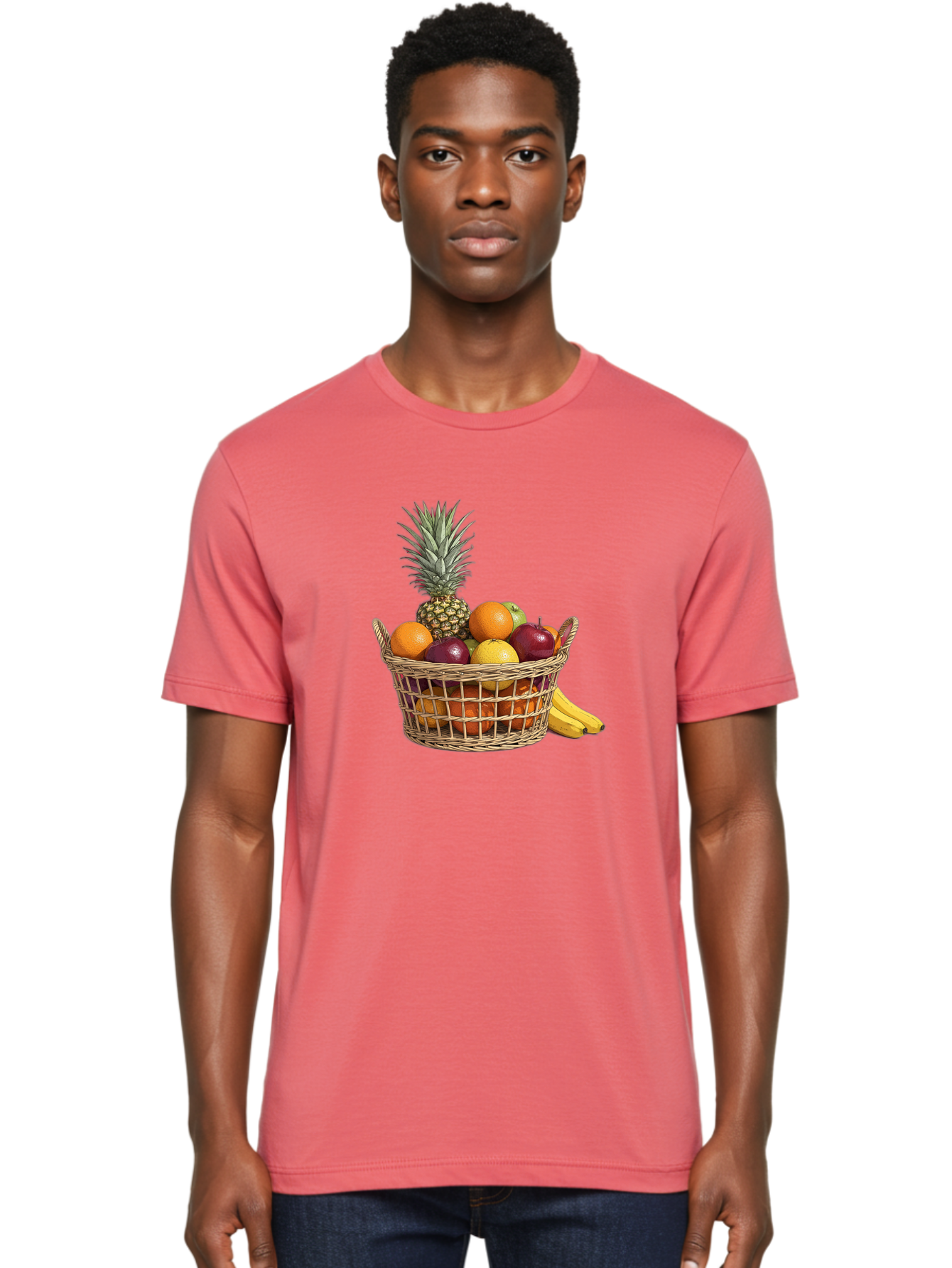 Fruit-Basket-5 Men'S Graphic Tee, 100% Cotton, Comfortable Casual Summer Wear, Machine Washable, Vintage Camera, Old Camera, Antique Camera, Black Camera, Classic Photography, Photography Equipment, Nostalgic Device, Film Camera, Camera Art Bai926