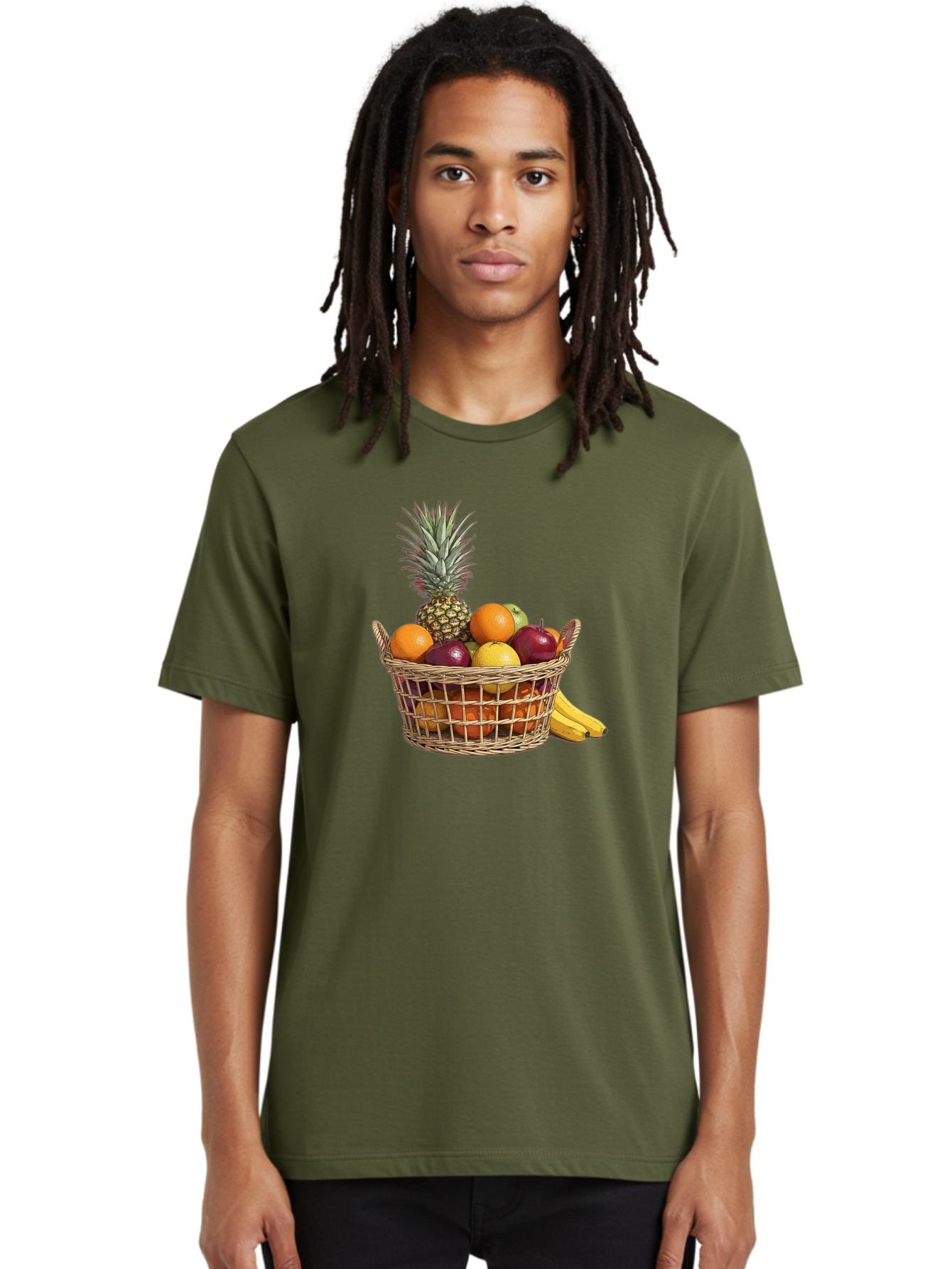 Fruit-Basket-5 Men'S Graphic Tee, 100% Cotton, Comfortable Casual Summer Wear, Machine Washable, Vintage Camera, Old Camera, Antique Camera, Black Camera, Classic Photography, Photography Equipment, Nostalgic Device, Film Camera, Camera Art Bai926