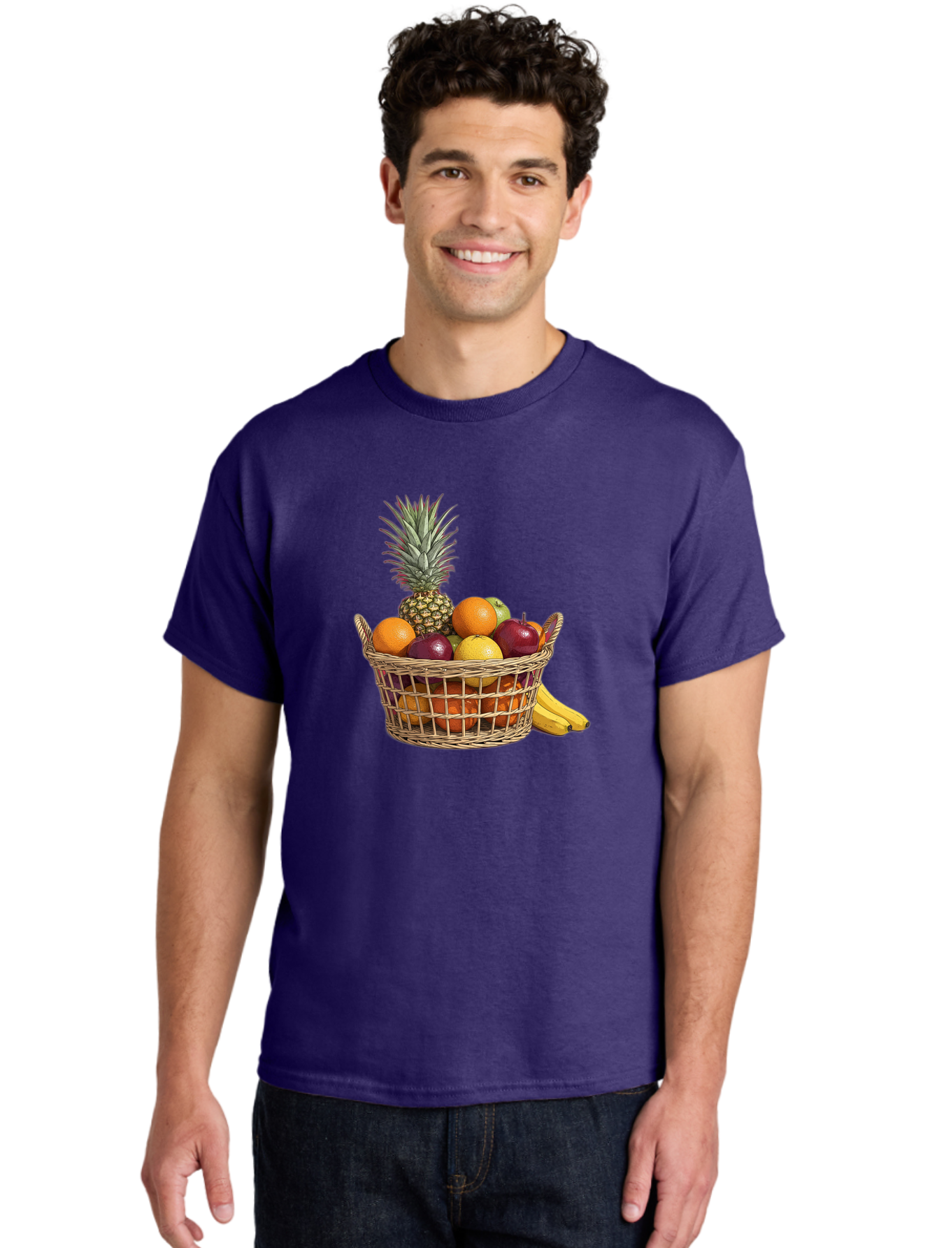 Fruit-Basket-5 Men'S Graphic Tee, 100% Cotton, Comfortable Casual Summer Wear, Machine Washable, Vintage Camera, Old Camera, Antique Camera, Black Camera, Classic Photography, Photography Equipment, Nostalgic Device, Film Camera, Camera Art Bai926