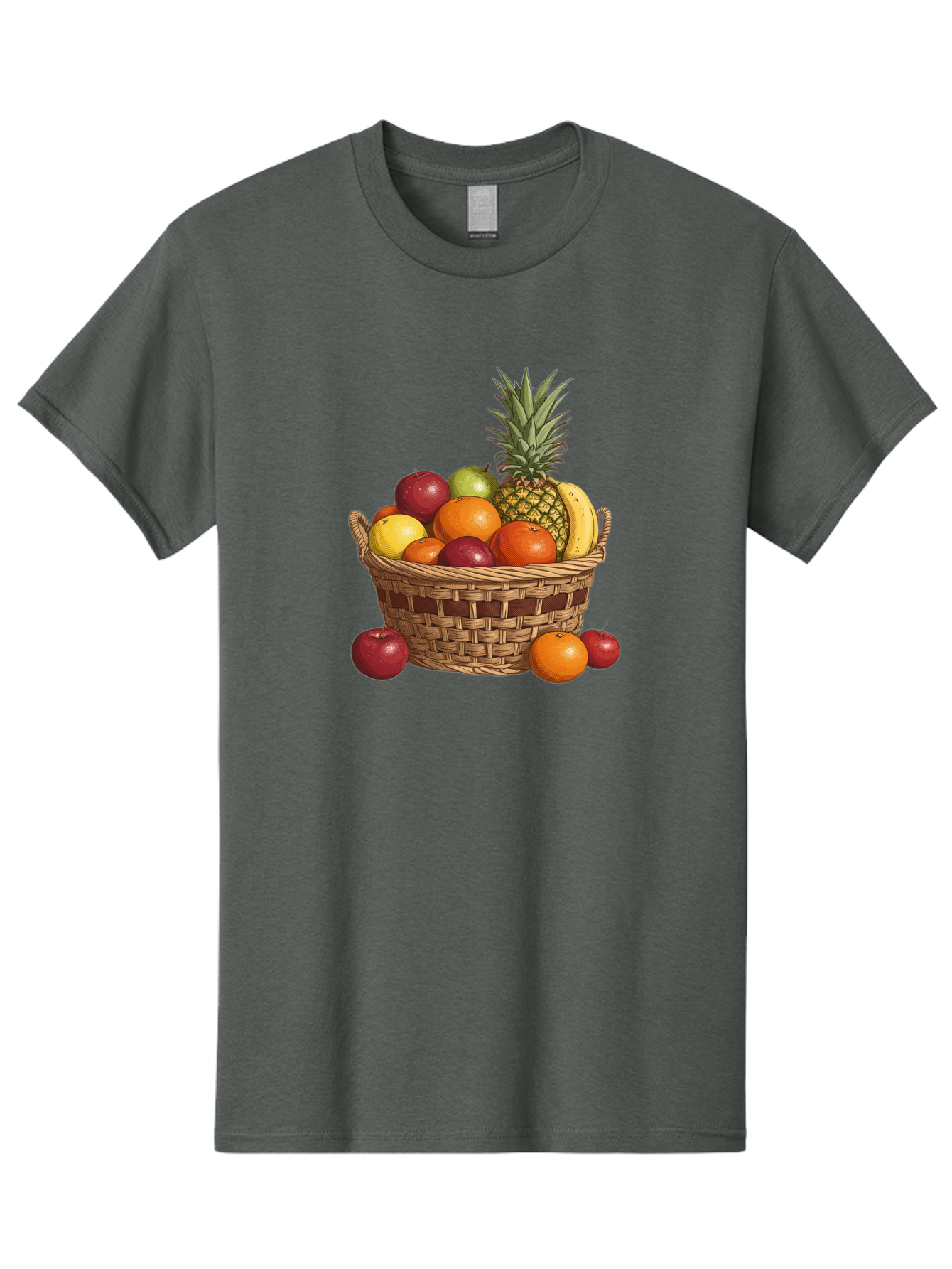 Fruit-Basket-6 Men'S Graphic Tee, 100% Cotton, Comfortable Casual Summer Wear, Machine Washable, Vintage Camera, Old Camera, Antique Camera, Black Camera, Classic Photography, Photography Equipment, Nostalgic Device, Film Camera, Camera Art Bai927