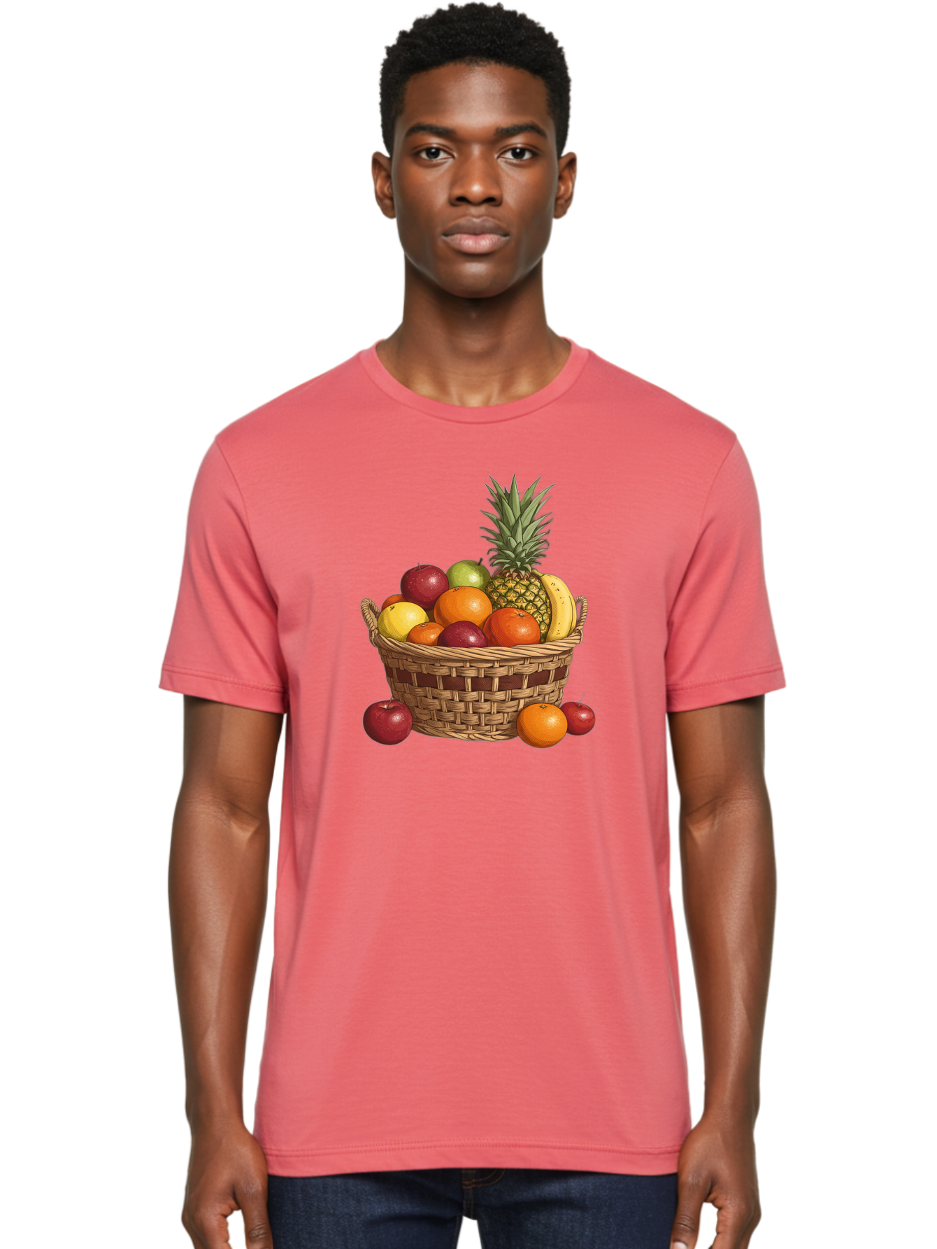 Fruit-Basket-6 Men'S Graphic Tee, 100% Cotton, Comfortable Casual Summer Wear, Machine Washable, Vintage Camera, Old Camera, Antique Camera, Black Camera, Classic Photography, Photography Equipment, Nostalgic Device, Film Camera, Camera Art Bai927