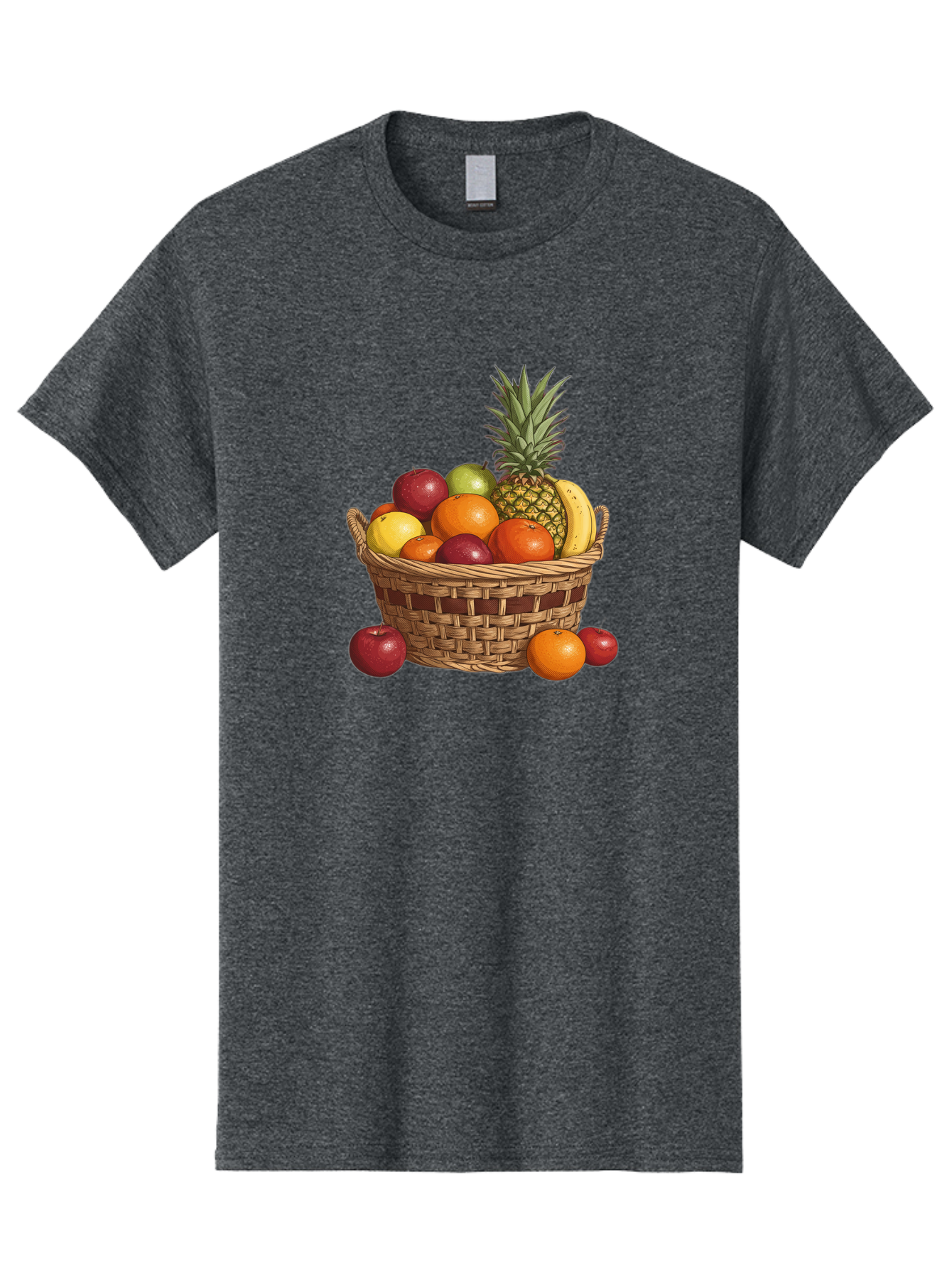 Fruit-Basket-6 Men'S Graphic Tee, 100% Cotton, Comfortable Casual Summer Wear, Machine Washable, Vintage Camera, Old Camera, Antique Camera, Black Camera, Classic Photography, Photography Equipment, Nostalgic Device, Film Camera, Camera Art Bai927