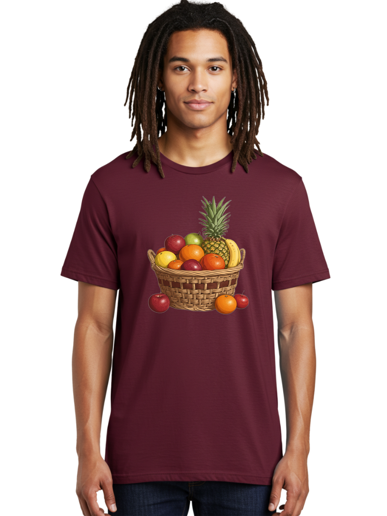 Fruit-Basket-6 Men'S Graphic Tee, 100% Cotton, Comfortable Casual Summer Wear, Machine Washable, Vintage Camera, Old Camera, Antique Camera, Black Camera, Classic Photography, Photography Equipment, Nostalgic Device, Film Camera, Camera Art Bai927