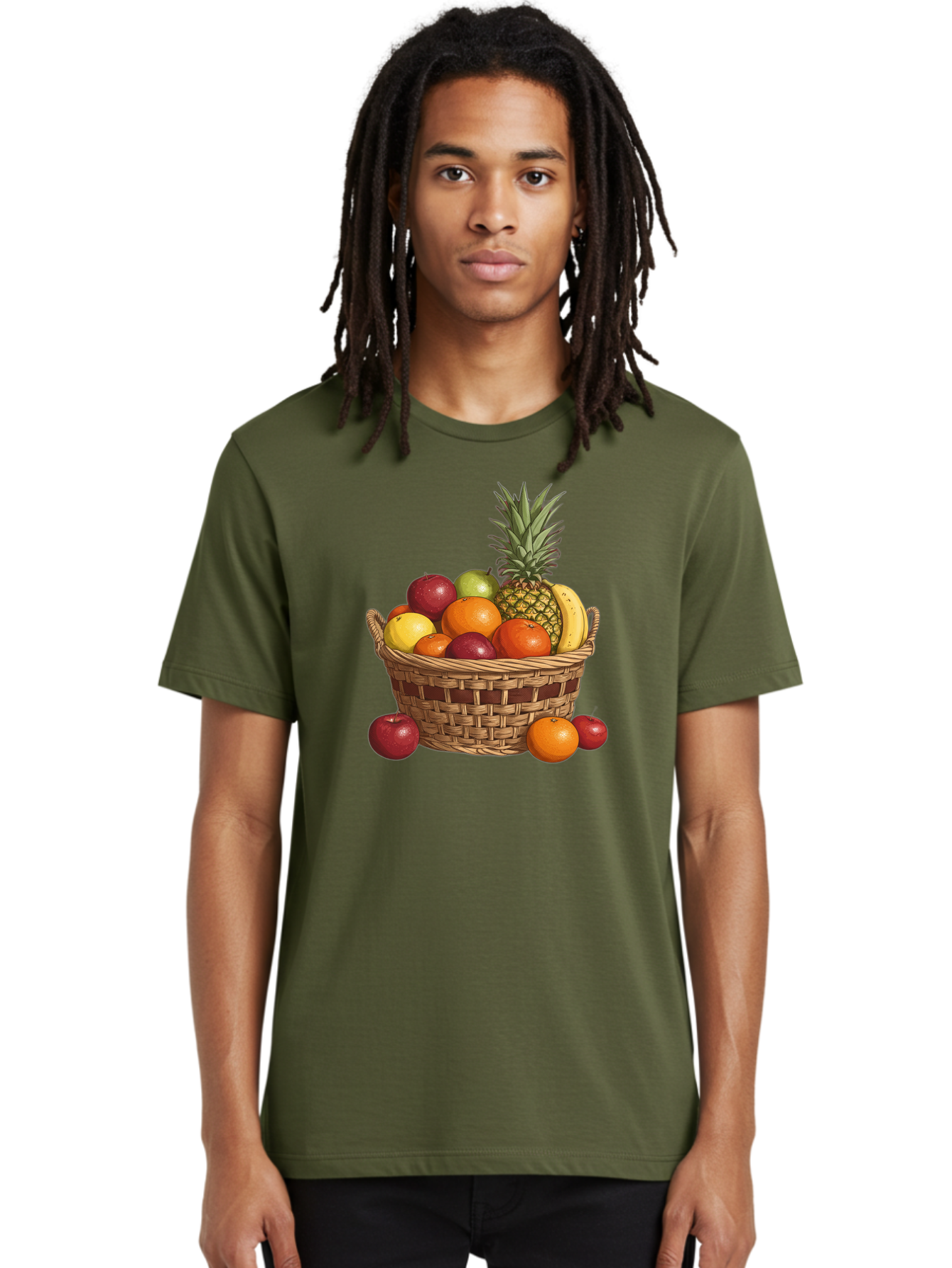 Fruit-Basket-6 Men'S Graphic Tee, 100% Cotton, Comfortable Casual Summer Wear, Machine Washable, Vintage Camera, Old Camera, Antique Camera, Black Camera, Classic Photography, Photography Equipment, Nostalgic Device, Film Camera, Camera Art Bai927