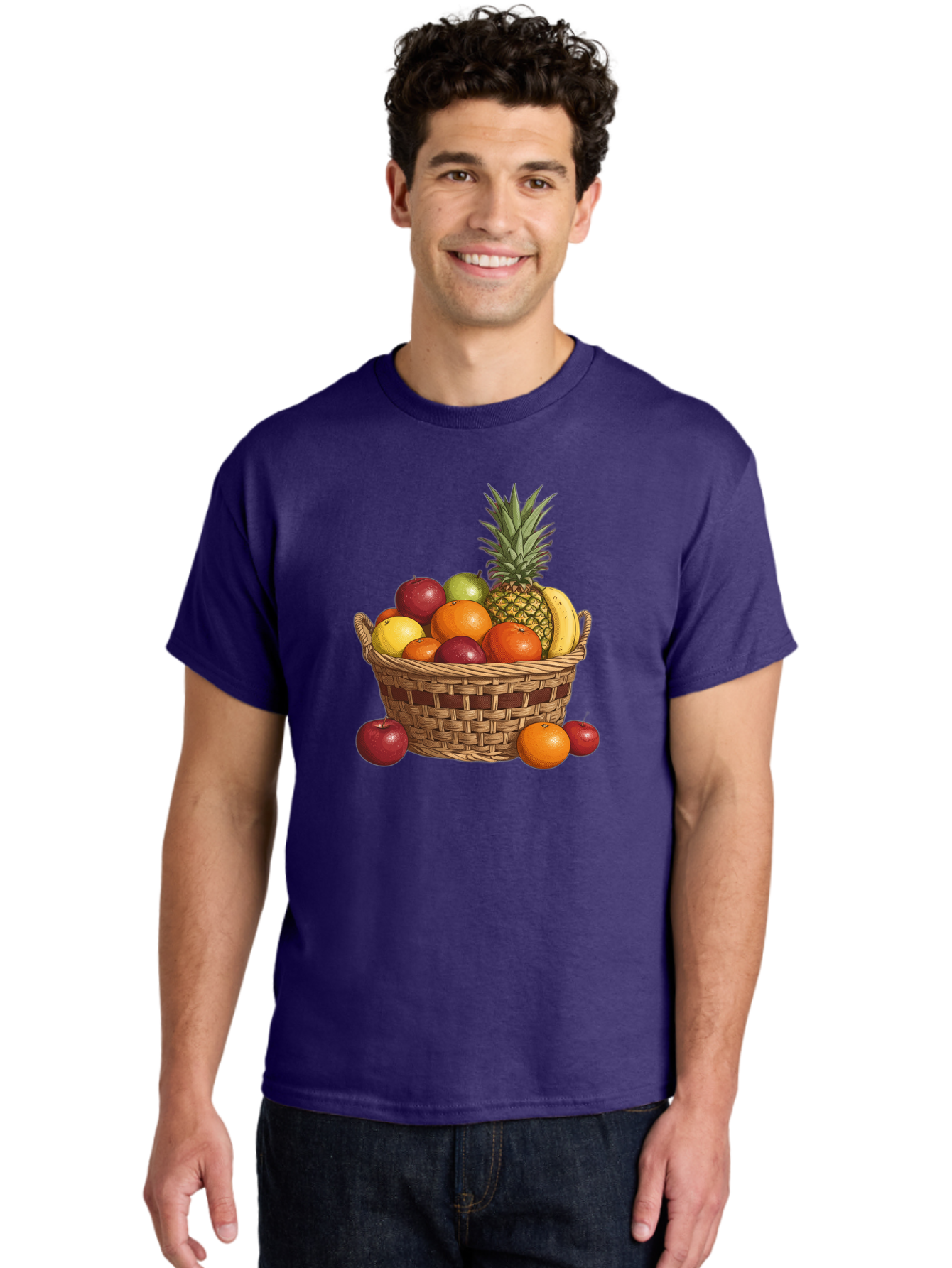 Fruit-Basket-6 Men'S Graphic Tee, 100% Cotton, Comfortable Casual Summer Wear, Machine Washable, Vintage Camera, Old Camera, Antique Camera, Black Camera, Classic Photography, Photography Equipment, Nostalgic Device, Film Camera, Camera Art Bai927