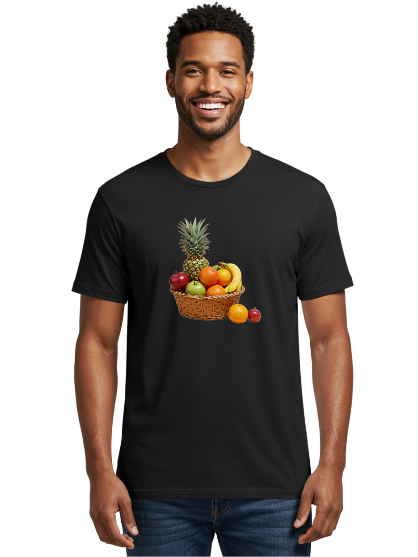 Fruit-Basket-7 Men'S Graphic Tee, 100% Cotton, Comfortable Casual Summer Wear, Machine Washable, Vintage Camera, Old Camera, Antique Camera, Black Camera, Classic Photography, Photography Equipment, Nostalgic Device, Film Camera, Camera Art Bai928