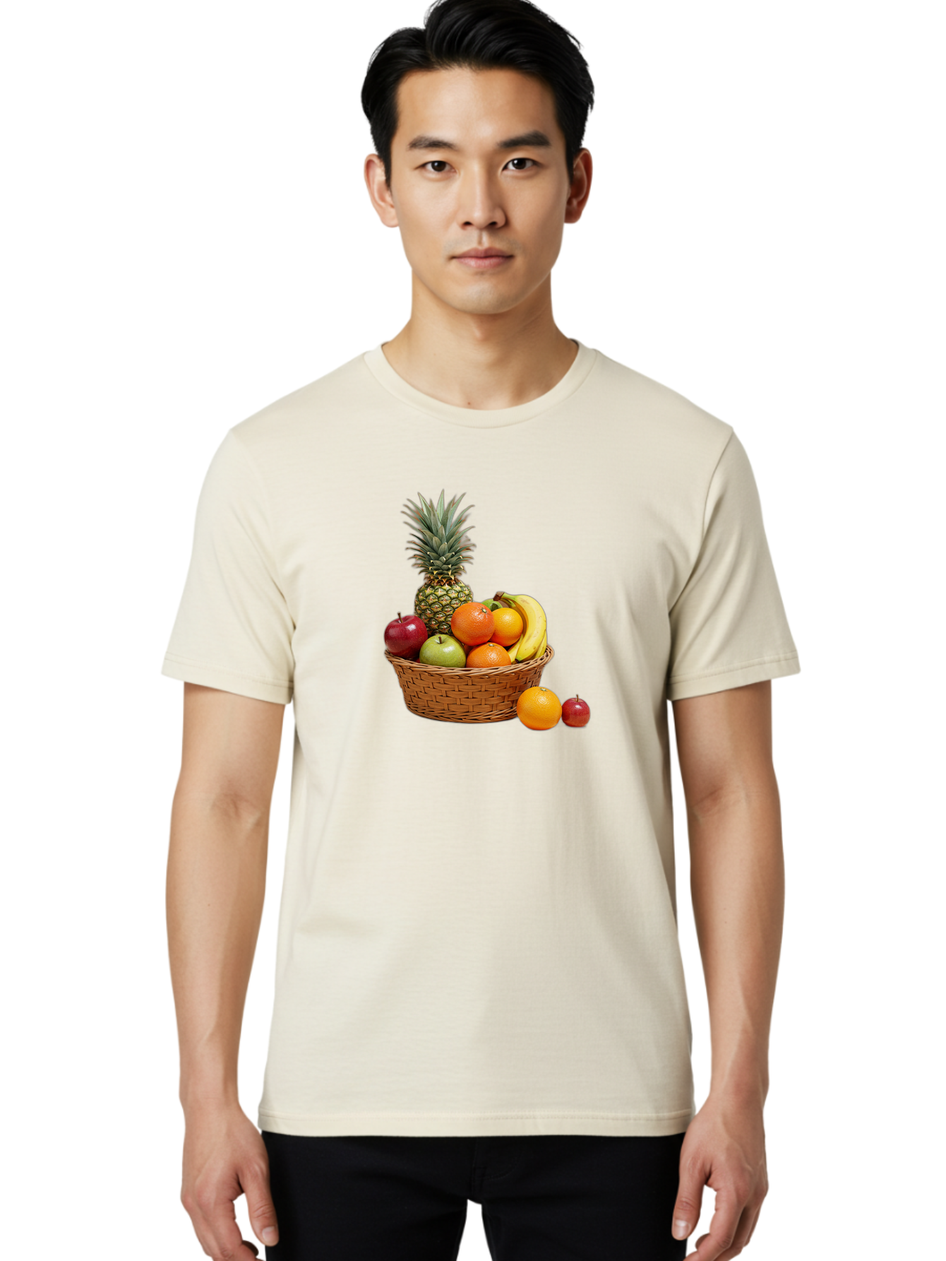 Fruit-Basket-7 Men'S Graphic Tee, 100% Cotton, Comfortable Casual Summer Wear, Machine Washable, Vintage Camera, Old Camera, Antique Camera, Black Camera, Classic Photography, Photography Equipment, Nostalgic Device, Film Camera, Camera Art Bai928