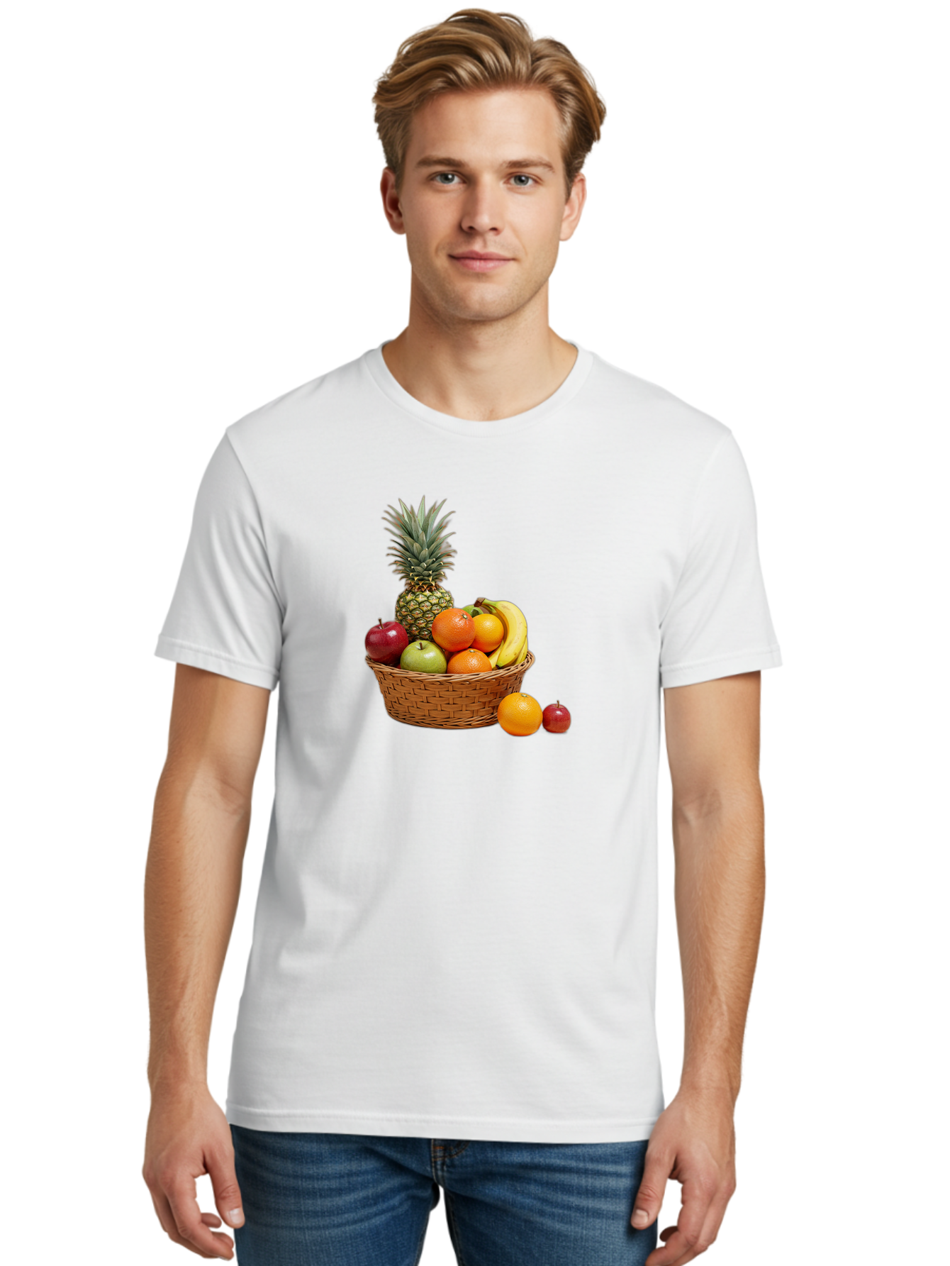 Fruit-Basket-7 Men'S Graphic Tee, 100% Cotton, Comfortable Casual Summer Wear, Machine Washable, Vintage Camera, Old Camera, Antique Camera, Black Camera, Classic Photography, Photography Equipment, Nostalgic Device, Film Camera, Camera Art Bai928