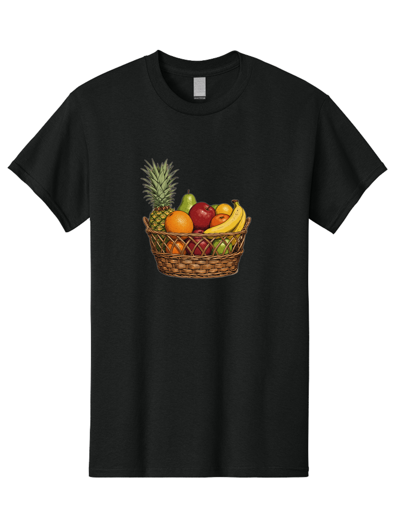Fruit-Basket-8 Men'S Graphic Tee, 100% Cotton, Comfortable Casual Summer Wear, Machine Washable, Vintage Camera, Old Camera, Antique Camera, Black Camera, Classic Photography, Photography Equipment, Nostalgic Device, Film Camera, Camera Art Bai929