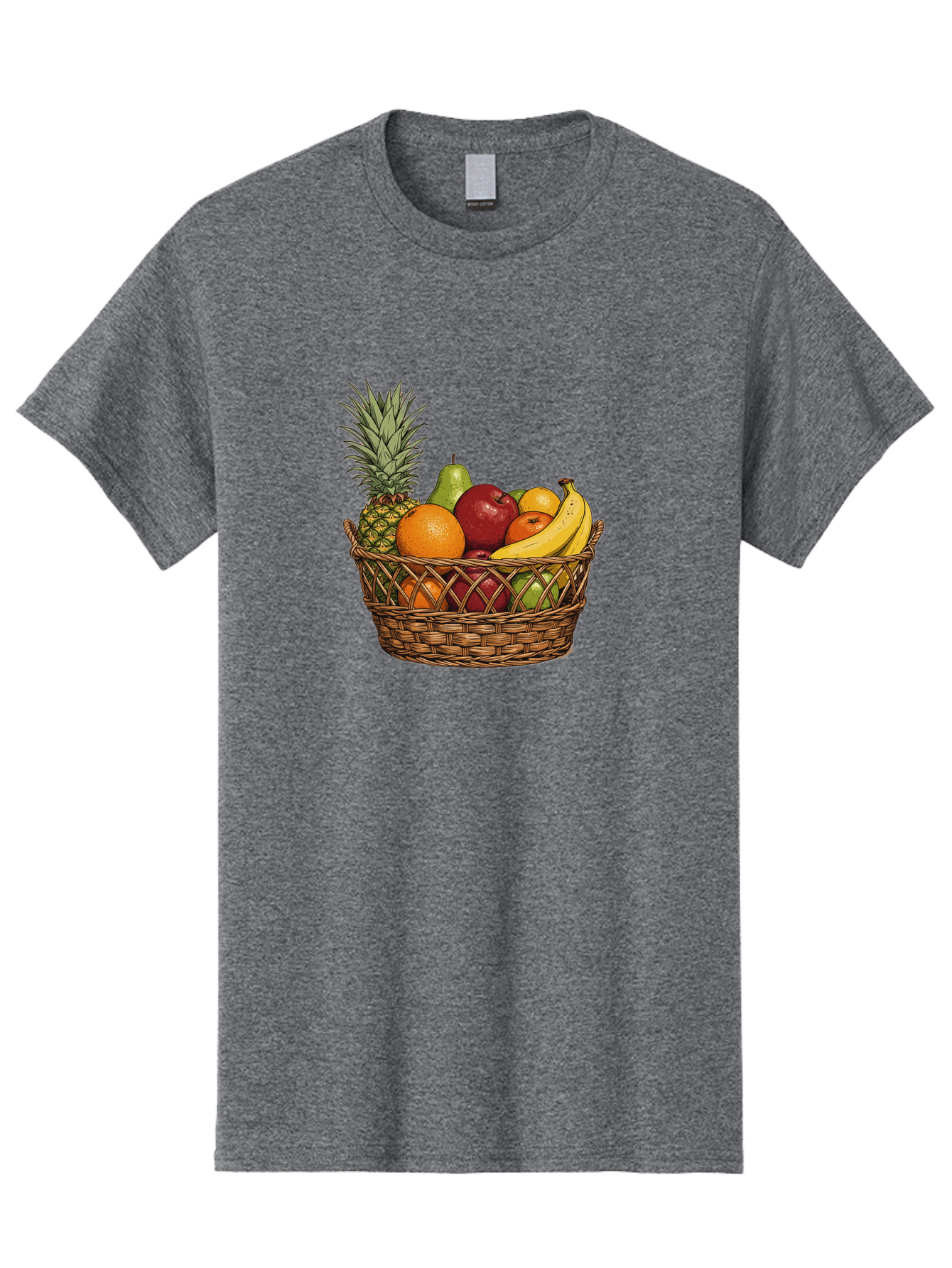 Fruit-Basket-8 Men'S Graphic Tee, 100% Cotton, Comfortable Casual Summer Wear, Machine Washable, Vintage Camera, Old Camera, Antique Camera, Black Camera, Classic Photography, Photography Equipment, Nostalgic Device, Film Camera, Camera Art Bai929