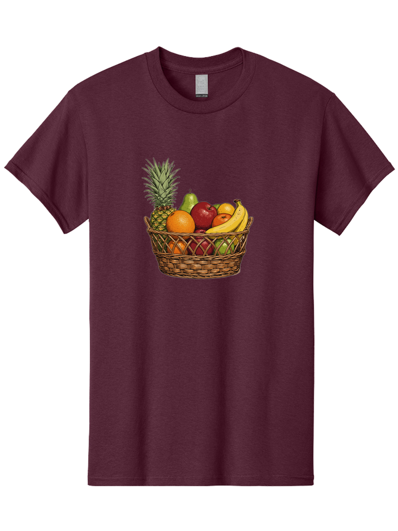 Fruit-Basket-8 Men'S Graphic Tee, 100% Cotton, Comfortable Casual Summer Wear, Machine Washable, Vintage Camera, Old Camera, Antique Camera, Black Camera, Classic Photography, Photography Equipment, Nostalgic Device, Film Camera, Camera Art Bai929