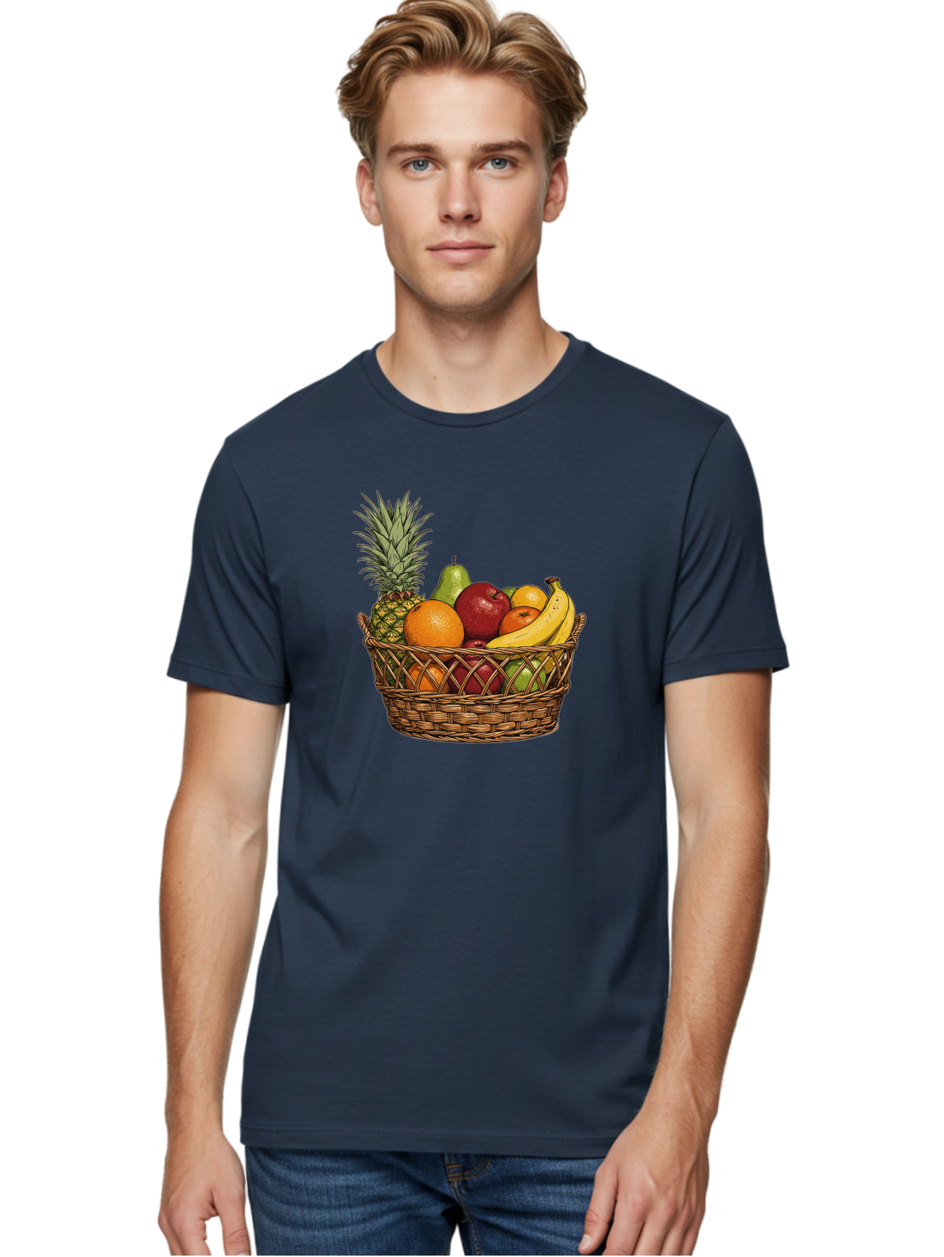Fruit-Basket-8 Men'S Graphic Tee, 100% Cotton, Comfortable Casual Summer Wear, Machine Washable, Vintage Camera, Old Camera, Antique Camera, Black Camera, Classic Photography, Photography Equipment, Nostalgic Device, Film Camera, Camera Art Bai929
