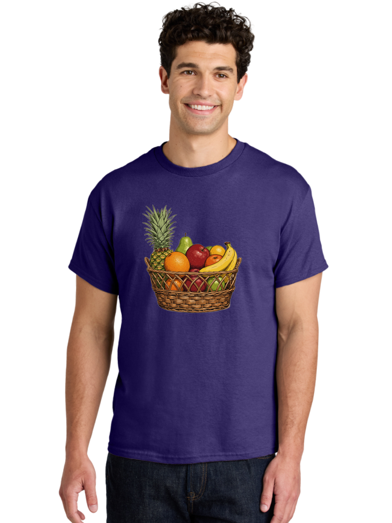 Fruit-Basket-8 Men'S Graphic Tee, 100% Cotton, Comfortable Casual Summer Wear, Machine Washable, Vintage Camera, Old Camera, Antique Camera, Black Camera, Classic Photography, Photography Equipment, Nostalgic Device, Film Camera, Camera Art Bai929