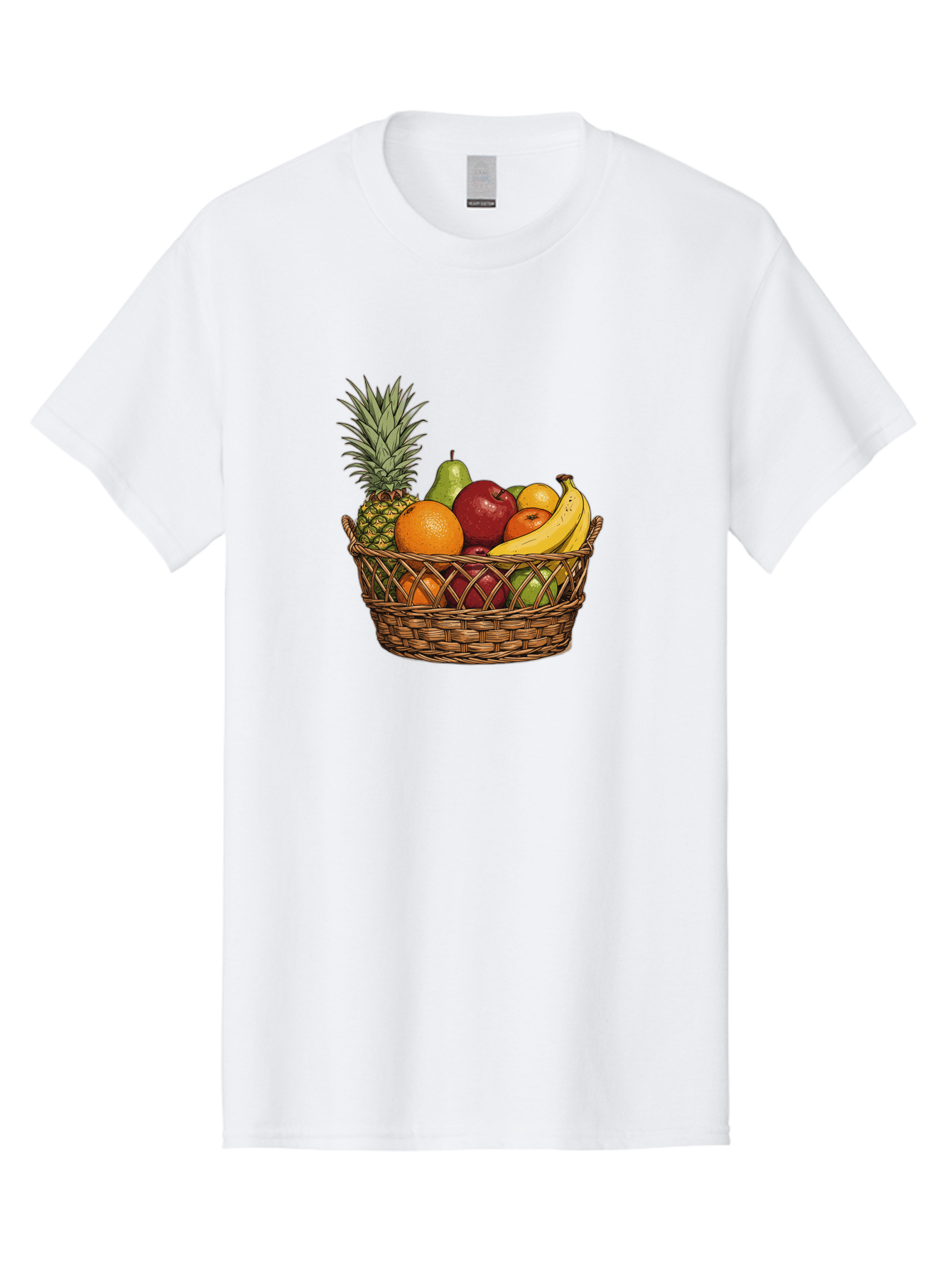 Fruit-Basket-8 Men'S Graphic Tee, 100% Cotton, Comfortable Casual Summer Wear, Machine Washable, Vintage Camera, Old Camera, Antique Camera, Black Camera, Classic Photography, Photography Equipment, Nostalgic Device, Film Camera, Camera Art Bai929
