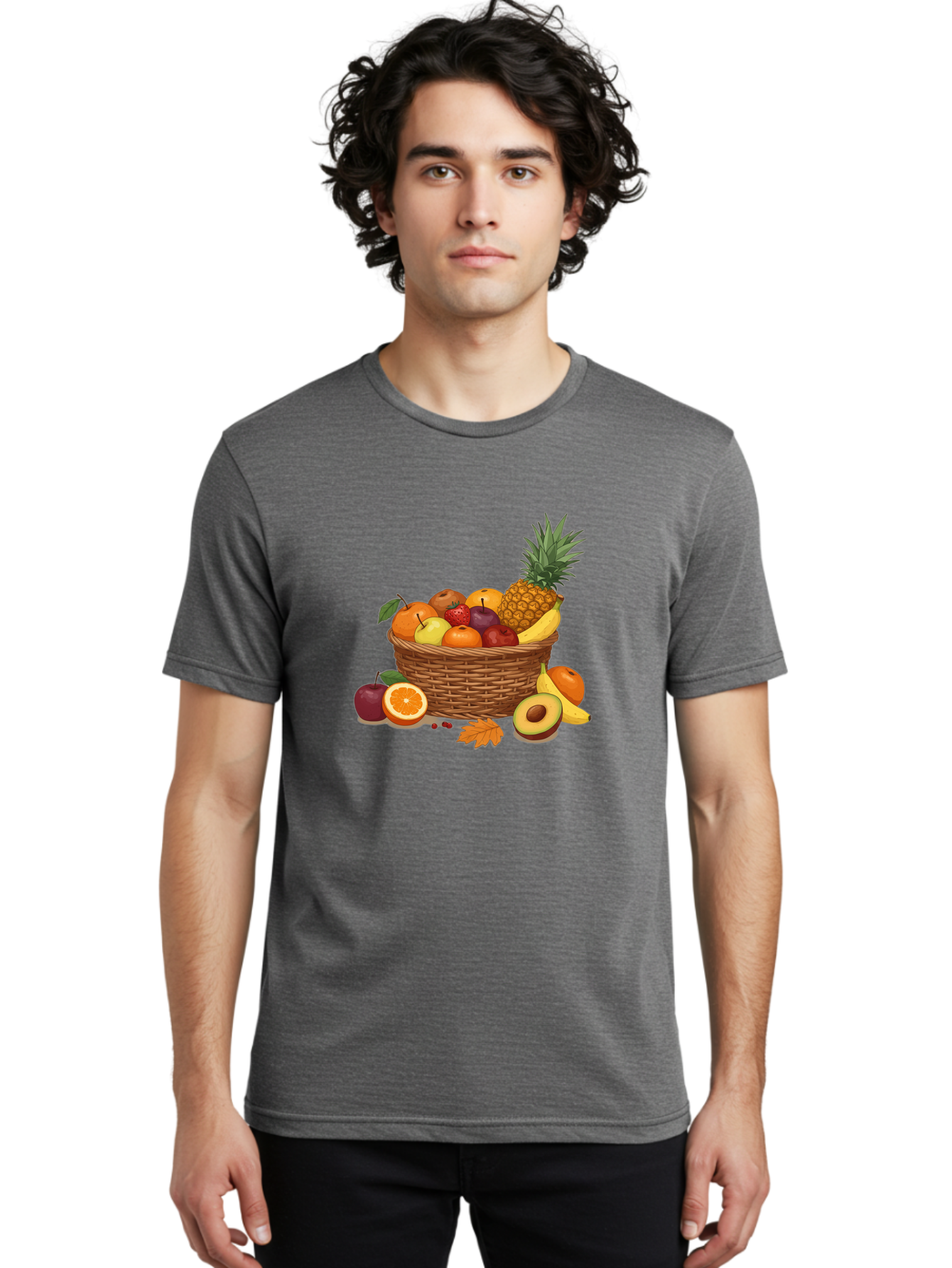 Fruit-Basket-9 Men'S Graphic Tee, 100% Cotton, Comfortable Casual Summer Wear, Machine Washable, Vintage Camera, Old Camera, Antique Camera, Black Camera, Classic Photography, Photography Equipment, Nostalgic Device, Film Camera, Camera Art Bai930