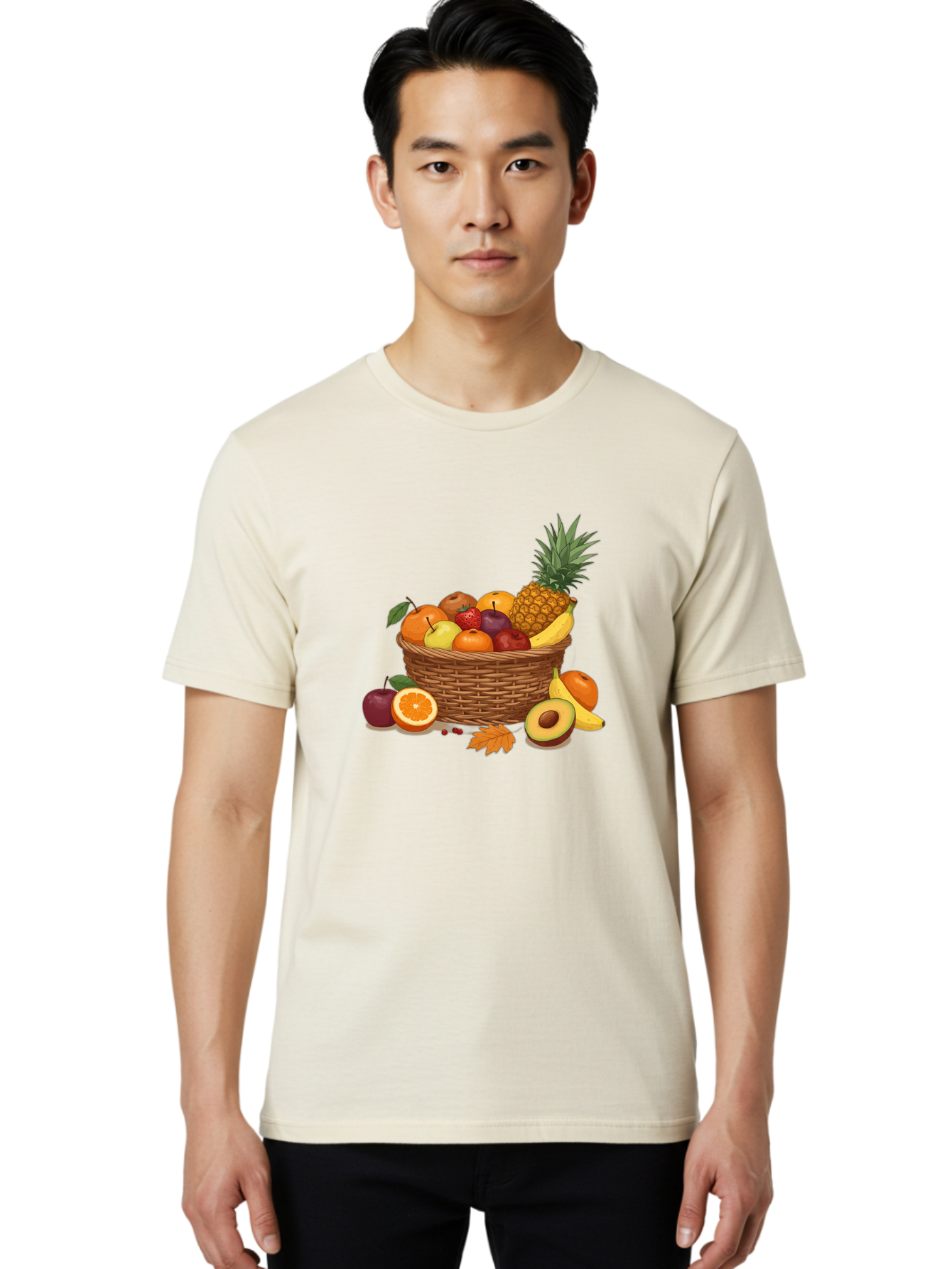 Fruit-Basket-9 Men'S Graphic Tee, 100% Cotton, Comfortable Casual Summer Wear, Machine Washable, Vintage Camera, Old Camera, Antique Camera, Black Camera, Classic Photography, Photography Equipment, Nostalgic Device, Film Camera, Camera Art Bai930