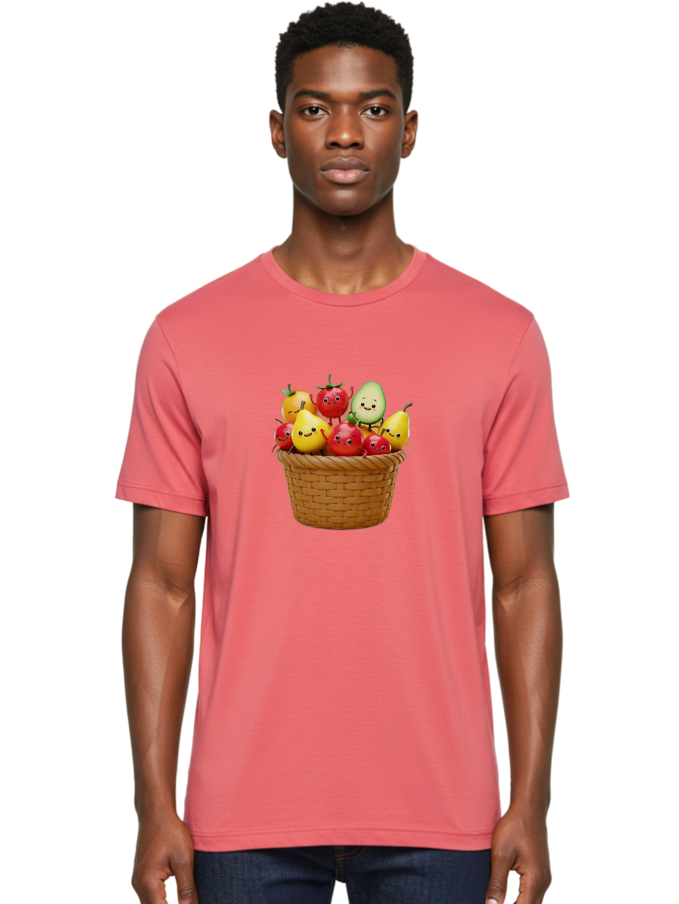 Fruit-Characters-Basket Men'S Graphic Tee, 100% Cotton, Comfortable Casual Summer Wear, Machine Washable, Vintage Camera, Old Camera, Antique Camera, Black Camera, Classic Photography, Photography Equipment, Nostalgic Device, Film Camera, Bai932