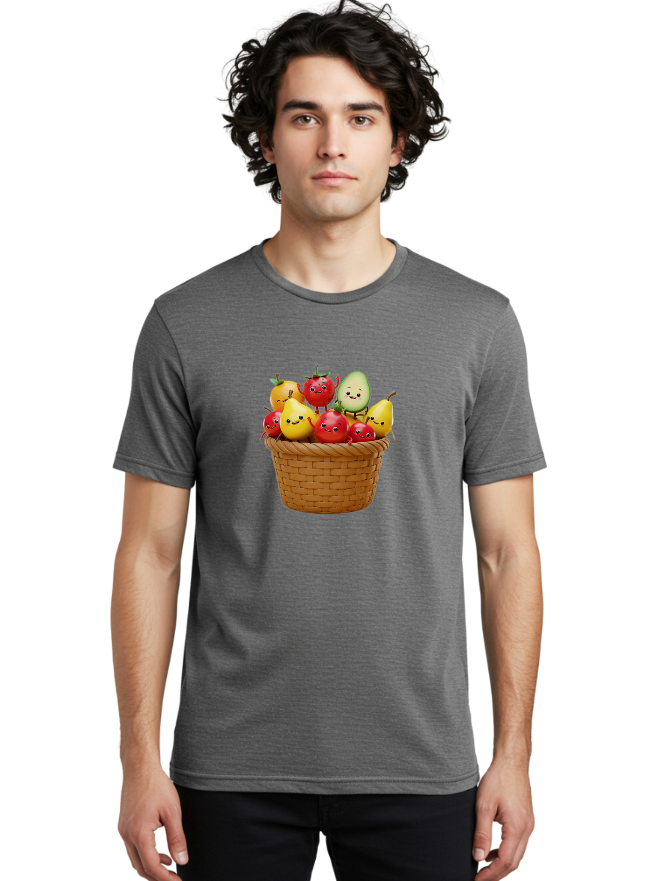 Fruit-Characters-Basket Men'S Graphic Tee, 100% Cotton, Comfortable Casual Summer Wear, Machine Washable, Vintage Camera, Old Camera, Antique Camera, Black Camera, Classic Photography, Photography Equipment, Nostalgic Device, Film Camera, Bai932