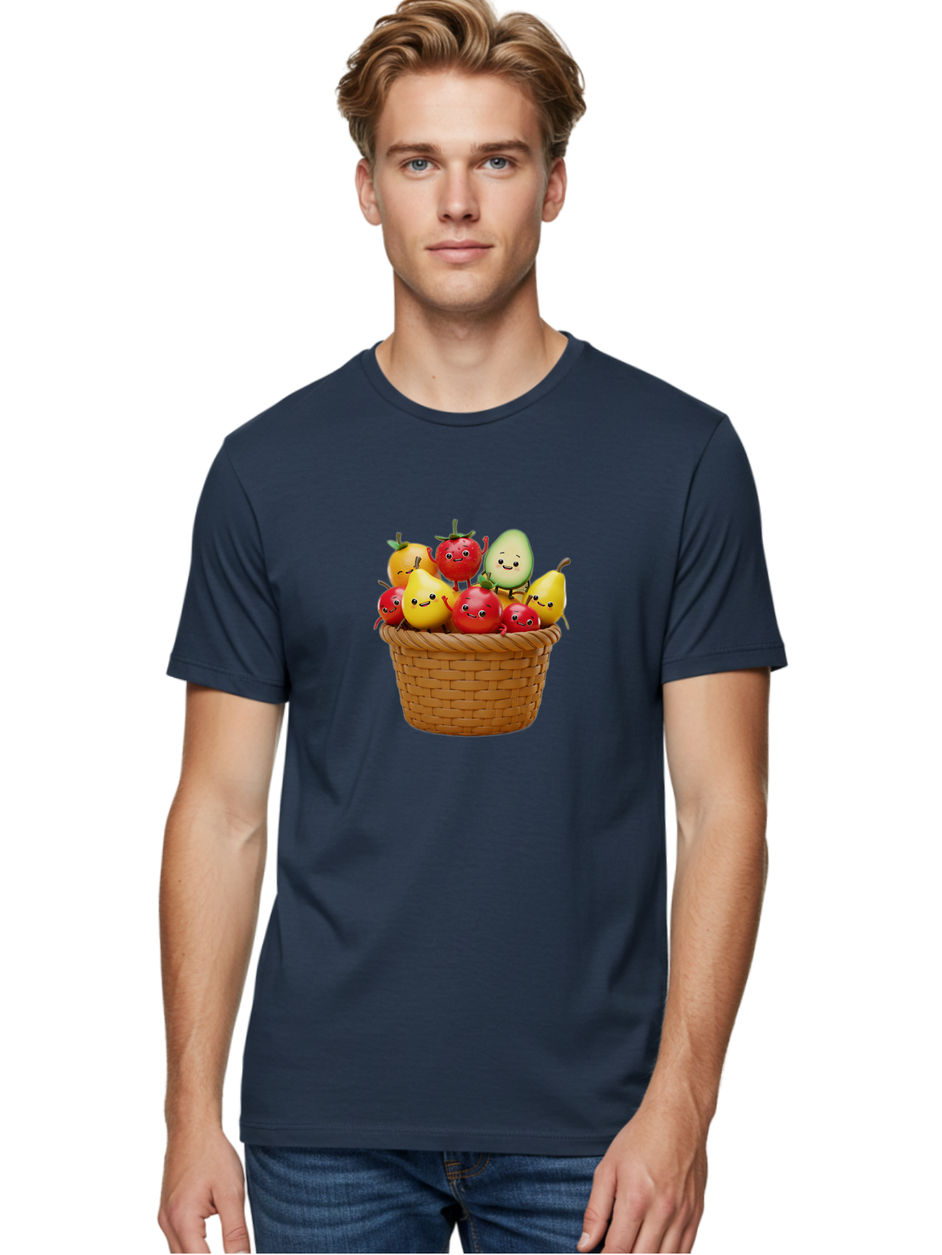 Fruit-Characters-Basket Men'S Graphic Tee, 100% Cotton, Comfortable Casual Summer Wear, Machine Washable, Vintage Camera, Old Camera, Antique Camera, Black Camera, Classic Photography, Photography Equipment, Nostalgic Device, Film Camera, Bai932