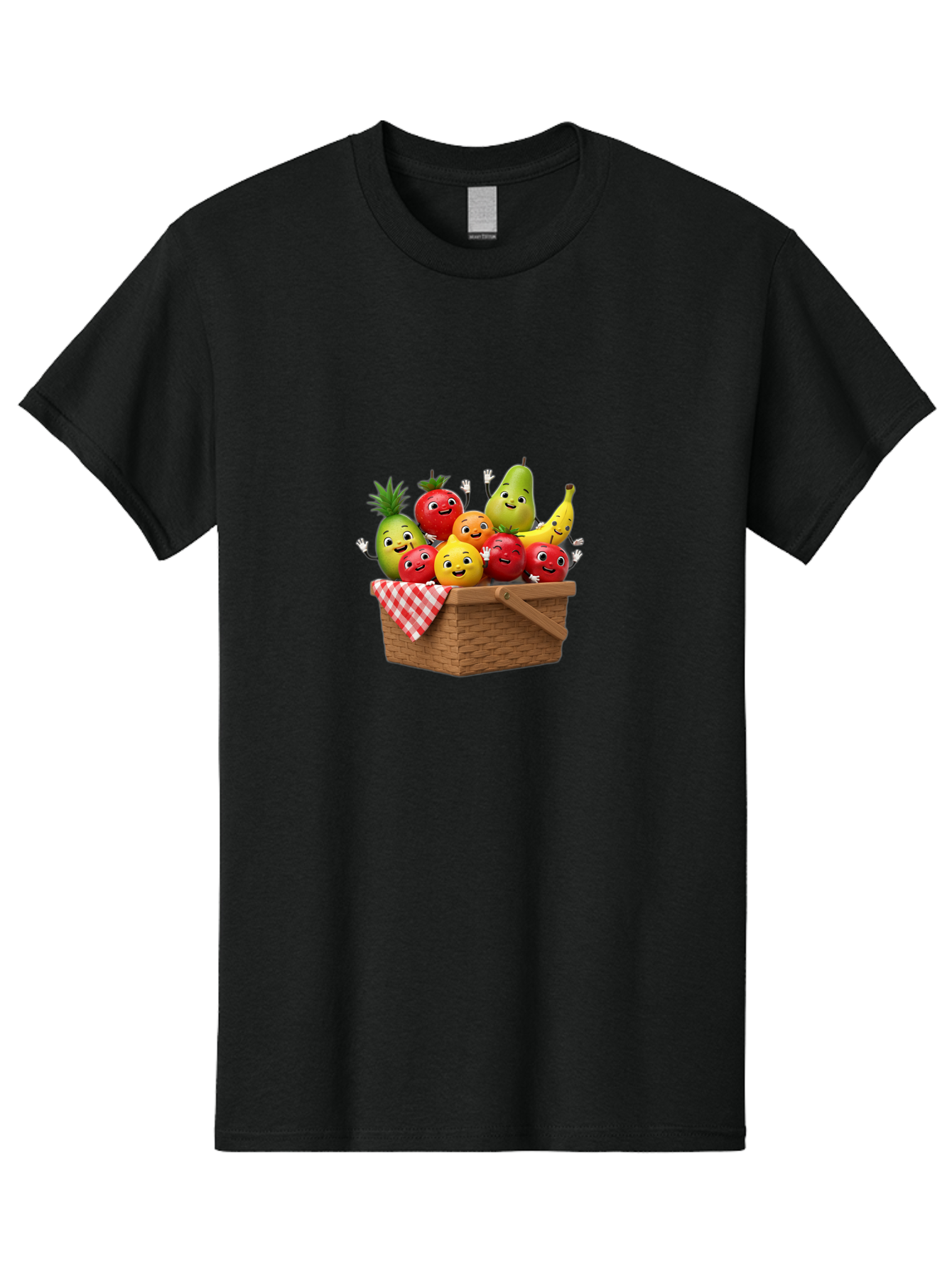 Fruit-Characters-In-Basket Men'S Graphic Tee, 100% Cotton, Comfortable Casual Summer Wear, Machine Washable, Vintage Camera, Old Camera, Antique Camera, Black Camera, Classic Photography, Photography Equipment, Nostalgic Device, Film Camera, Bai933