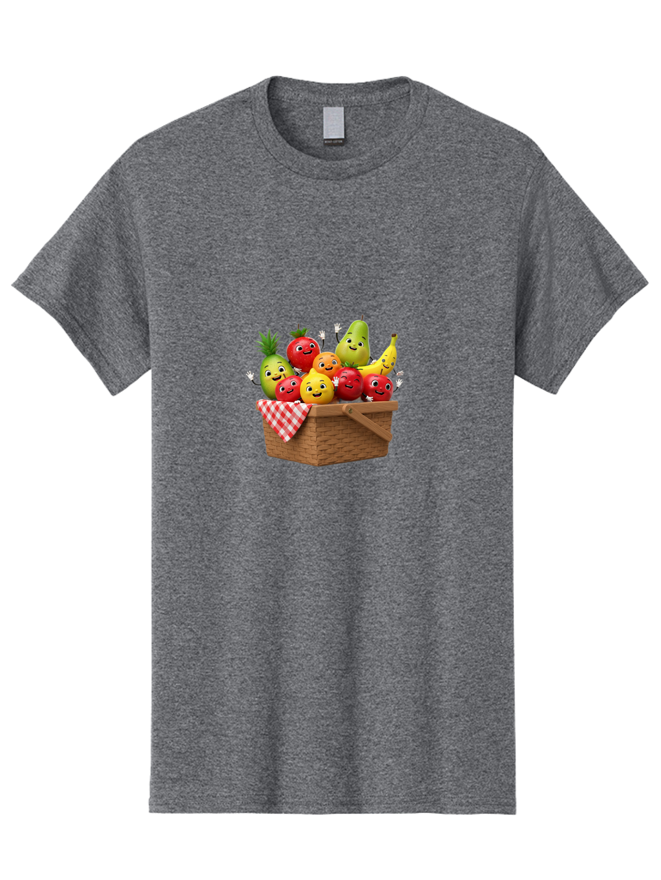 Fruit-Characters-In-Basket Men'S Graphic Tee, 100% Cotton, Comfortable Casual Summer Wear, Machine Washable, Vintage Camera, Old Camera, Antique Camera, Black Camera, Classic Photography, Photography Equipment, Nostalgic Device, Film Camera, Bai933