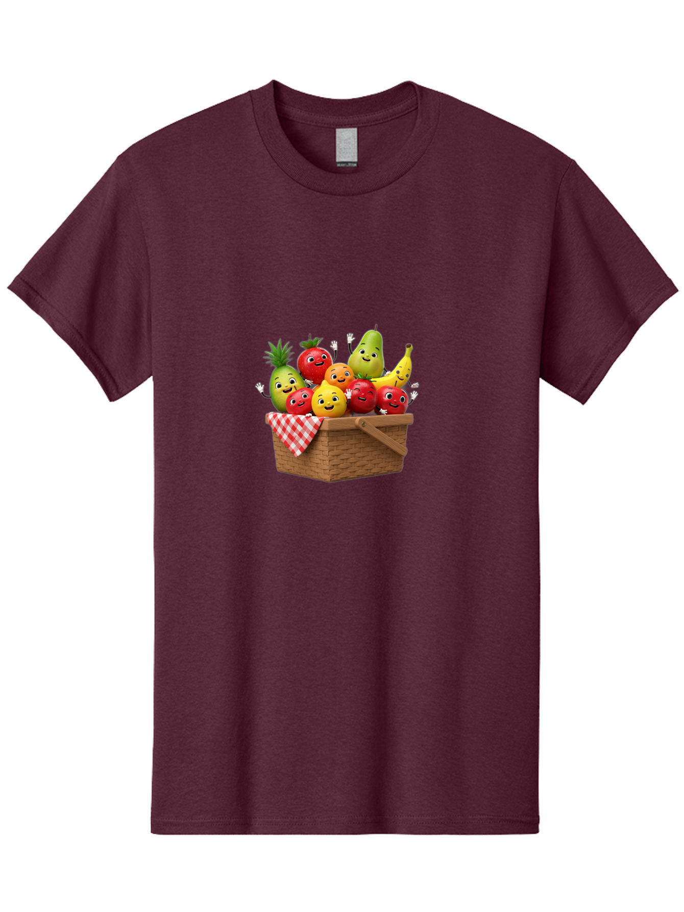 Fruit-Characters-In-Basket Men'S Graphic Tee, 100% Cotton, Comfortable Casual Summer Wear, Machine Washable, Vintage Camera, Old Camera, Antique Camera, Black Camera, Classic Photography, Photography Equipment, Nostalgic Device, Film Camera, Bai933
