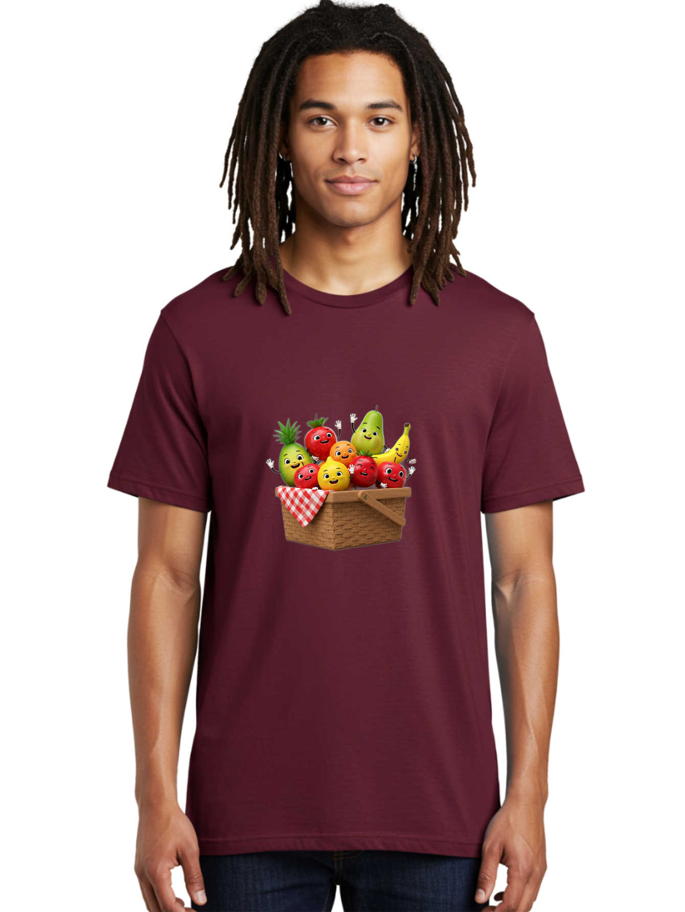 Fruit-Characters-In-Basket Men'S Graphic Tee, 100% Cotton, Comfortable Casual Summer Wear, Machine Washable, Vintage Camera, Old Camera, Antique Camera, Black Camera, Classic Photography, Photography Equipment, Nostalgic Device, Film Camera, Bai933