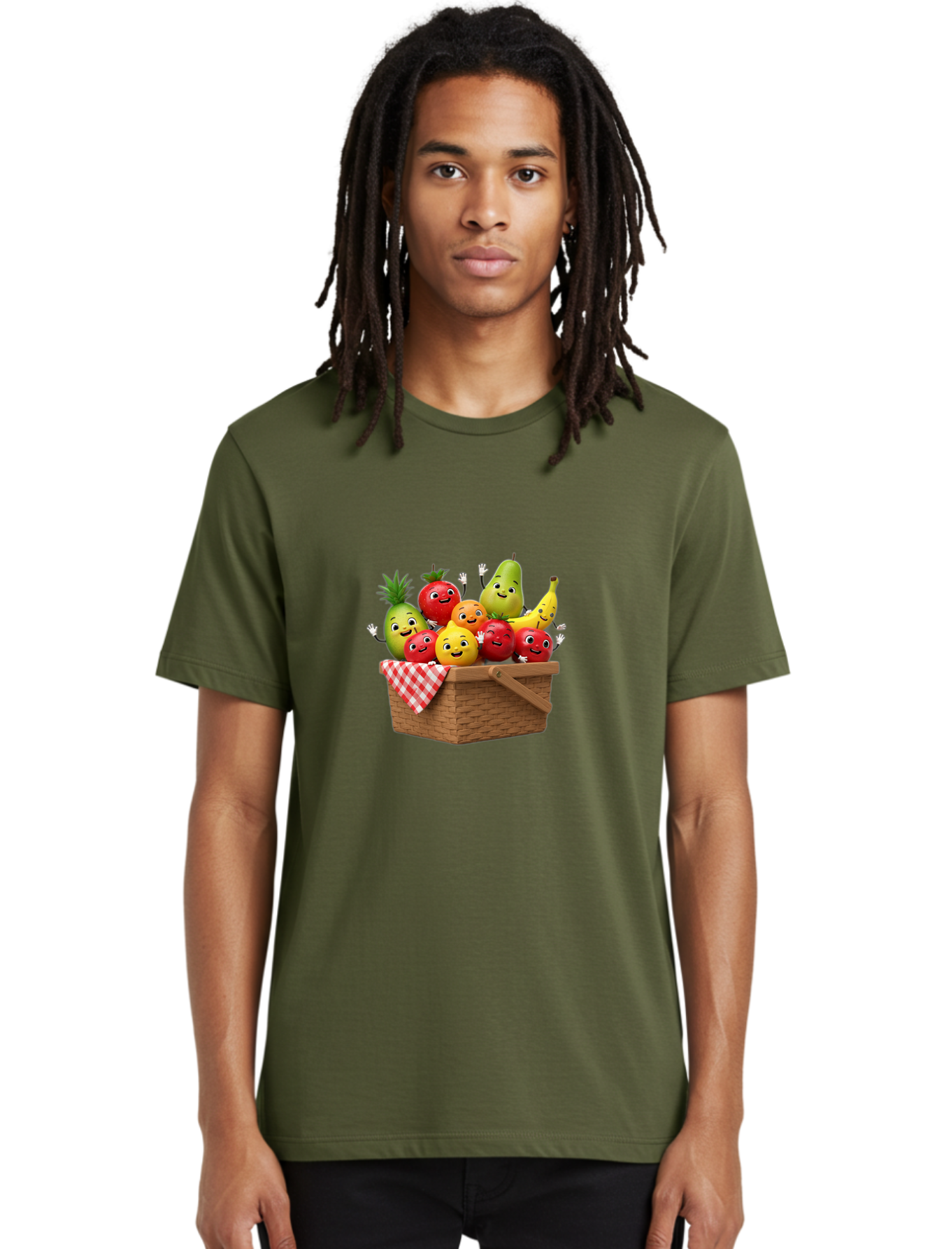 Fruit-Characters-In-Basket Men'S Graphic Tee, 100% Cotton, Comfortable Casual Summer Wear, Machine Washable, Vintage Camera, Old Camera, Antique Camera, Black Camera, Classic Photography, Photography Equipment, Nostalgic Device, Film Camera, Bai933