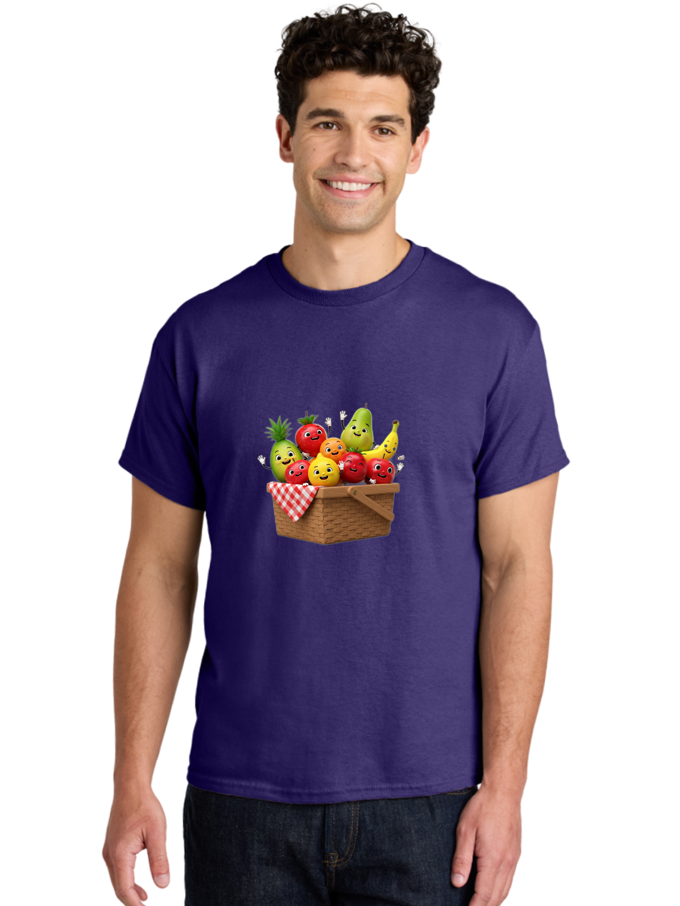 Fruit-Characters-In-Basket Men'S Graphic Tee, 100% Cotton, Comfortable Casual Summer Wear, Machine Washable, Vintage Camera, Old Camera, Antique Camera, Black Camera, Classic Photography, Photography Equipment, Nostalgic Device, Film Camera, Bai933