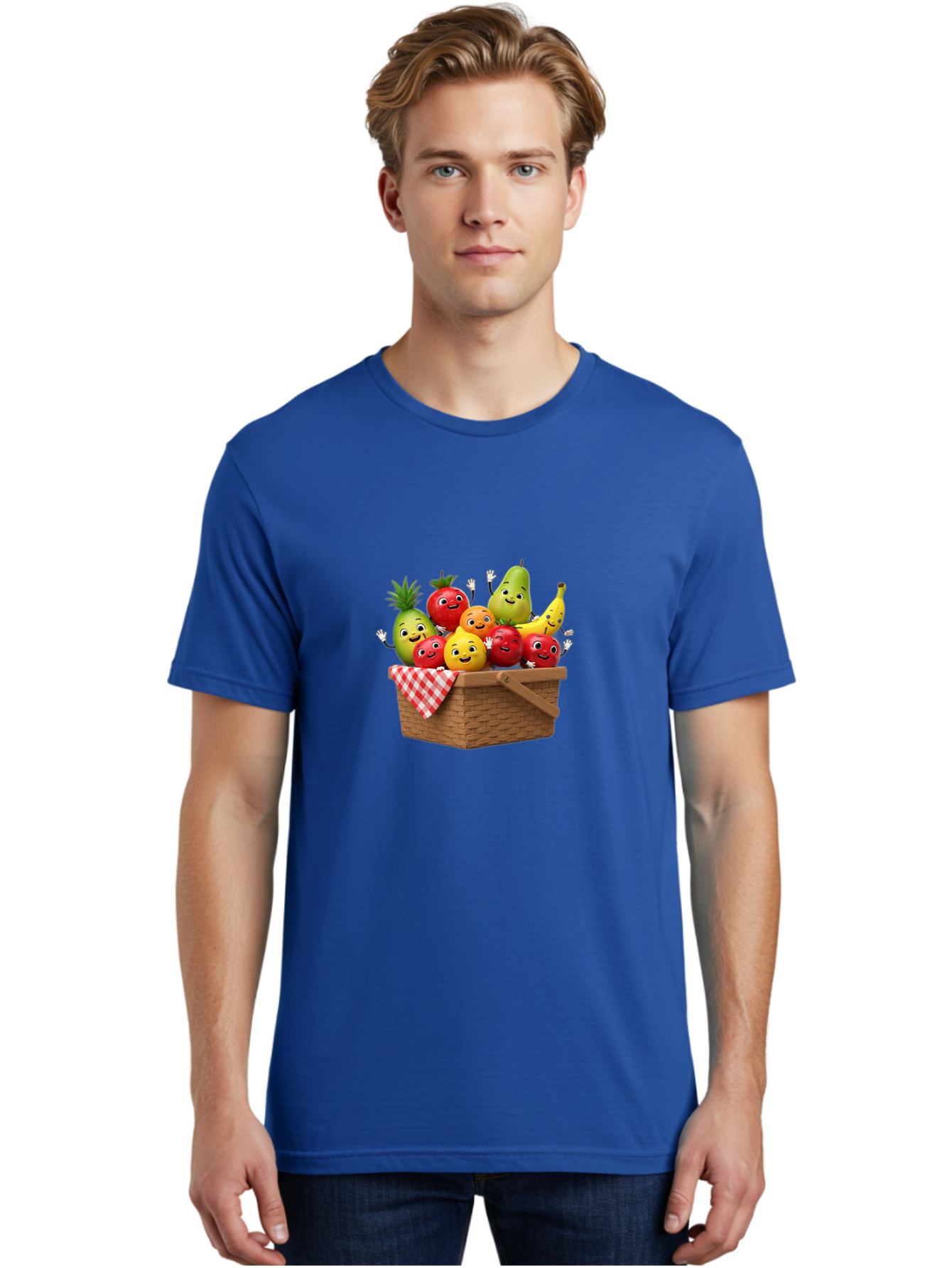 Fruit-Characters-In-Basket Men'S Graphic Tee, 100% Cotton, Comfortable Casual Summer Wear, Machine Washable, Vintage Camera, Old Camera, Antique Camera, Black Camera, Classic Photography, Photography Equipment, Nostalgic Device, Film Camera, Bai933