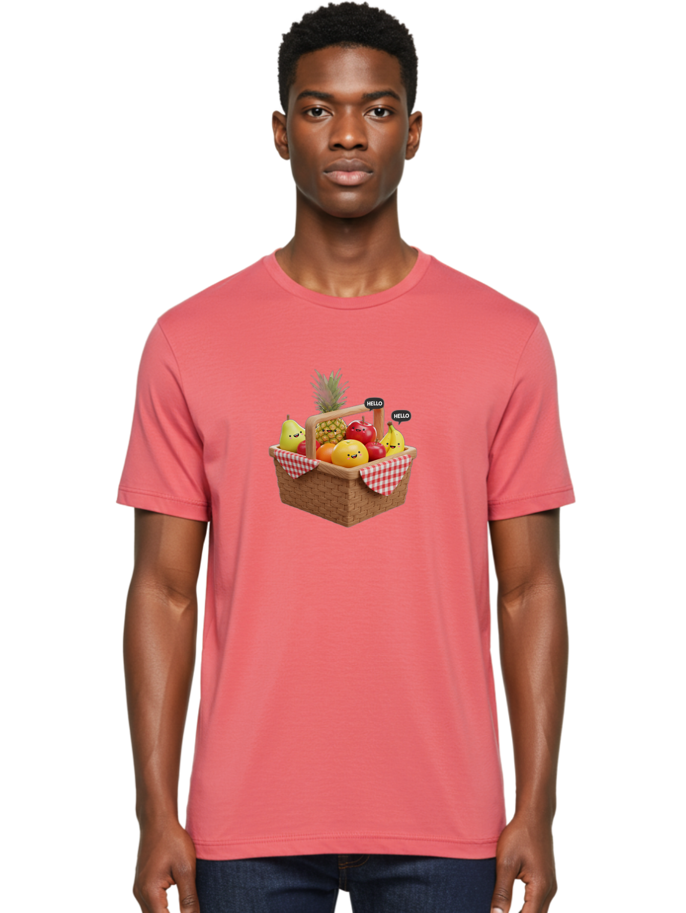 Fruit-Picnic-Basket Men'S Graphic Tee, 100% Cotton, Comfortable Casual Summer Wear, Machine Washable, Vintage Camera, Old Camera, Antique Camera, Black Camera, Classic Photography, Photography Equipment, Nostalgic Device, Film Camera, Bai934