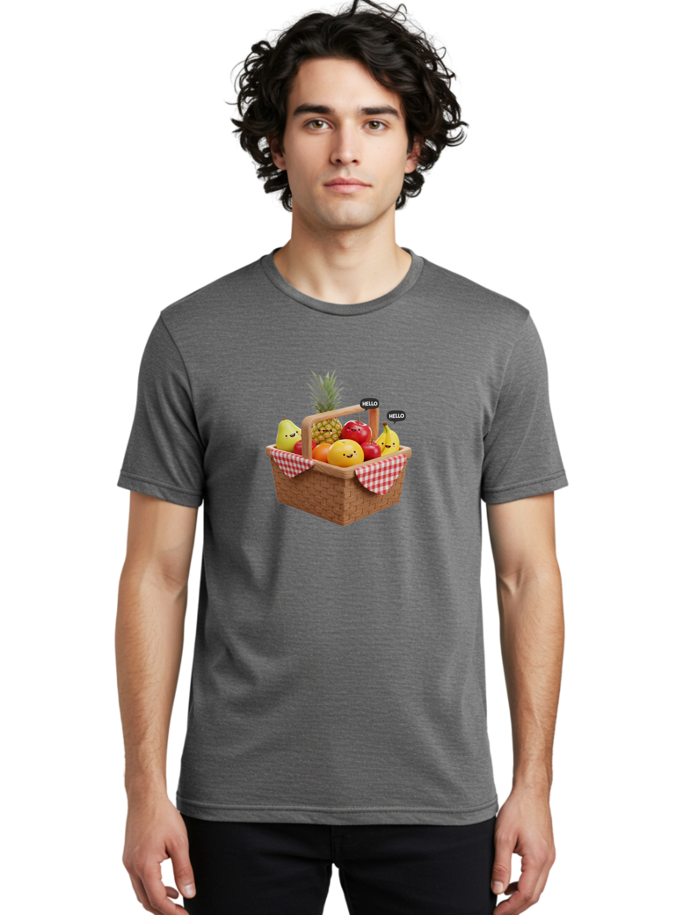 Fruit-Picnic-Basket Men'S Graphic Tee, 100% Cotton, Comfortable Casual Summer Wear, Machine Washable, Vintage Camera, Old Camera, Antique Camera, Black Camera, Classic Photography, Photography Equipment, Nostalgic Device, Film Camera, Bai934