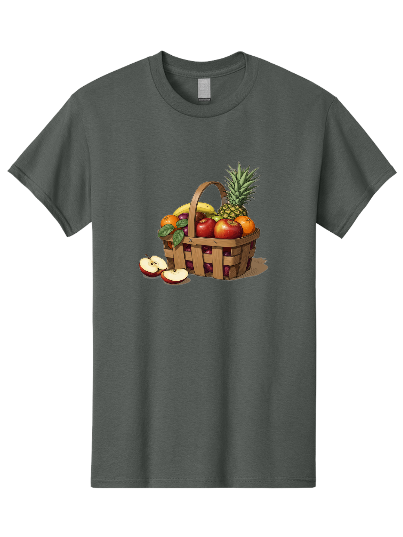 Fruit-Wicker-Basket Men'S Graphic Tee, 100% Cotton, Comfortable Casual Summer Wear, Machine Washable, Vintage Camera, Old Camera, Antique Camera, Black Camera, Classic Photography, Photography Equipment, Nostalgic Device, Film Camera, Bai935