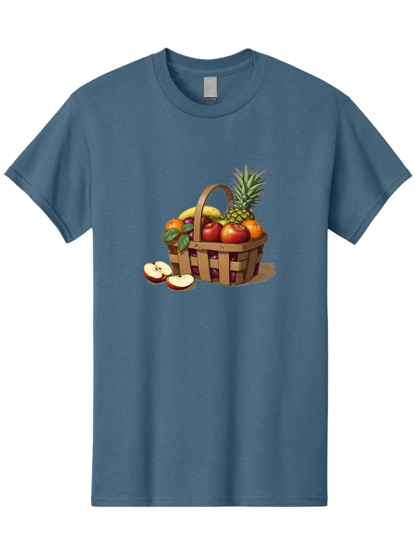 Fruit-Wicker-Basket Men'S Graphic Tee, 100% Cotton, Comfortable Casual Summer Wear, Machine Washable, Vintage Camera, Old Camera, Antique Camera, Black Camera, Classic Photography, Photography Equipment, Nostalgic Device, Film Camera, Bai935