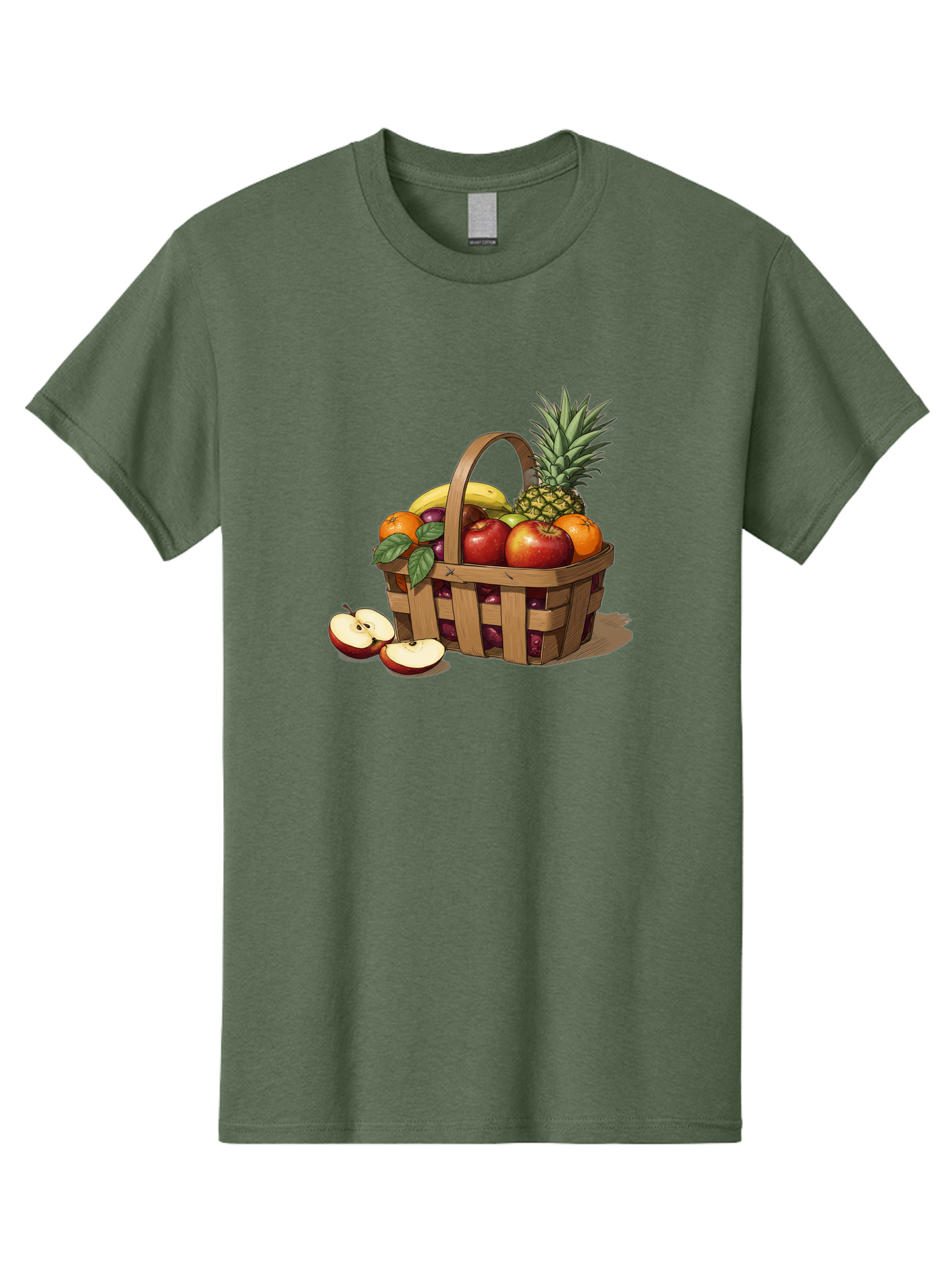 Fruit-Wicker-Basket Men'S Graphic Tee, 100% Cotton, Comfortable Casual Summer Wear, Machine Washable, Vintage Camera, Old Camera, Antique Camera, Black Camera, Classic Photography, Photography Equipment, Nostalgic Device, Film Camera, Bai935