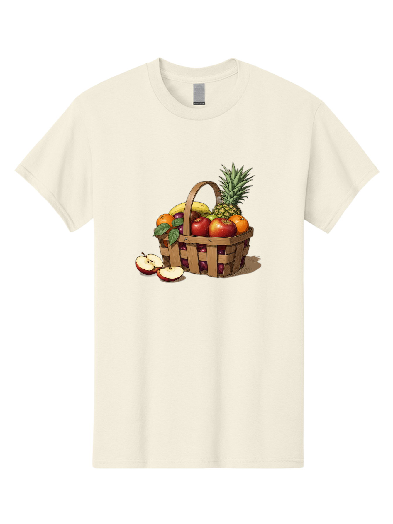Fruit-Wicker-Basket Men'S Graphic Tee, 100% Cotton, Comfortable Casual Summer Wear, Machine Washable, Vintage Camera, Old Camera, Antique Camera, Black Camera, Classic Photography, Photography Equipment, Nostalgic Device, Film Camera, Bai935