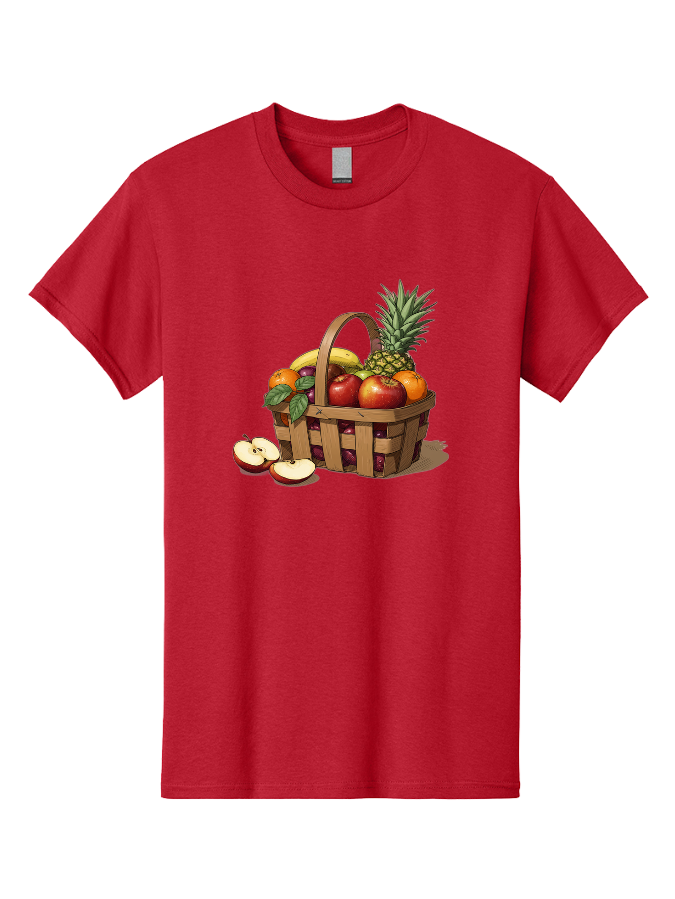 Fruit-Wicker-Basket Men'S Graphic Tee, 100% Cotton, Comfortable Casual Summer Wear, Machine Washable, Vintage Camera, Old Camera, Antique Camera, Black Camera, Classic Photography, Photography Equipment, Nostalgic Device, Film Camera, Bai935