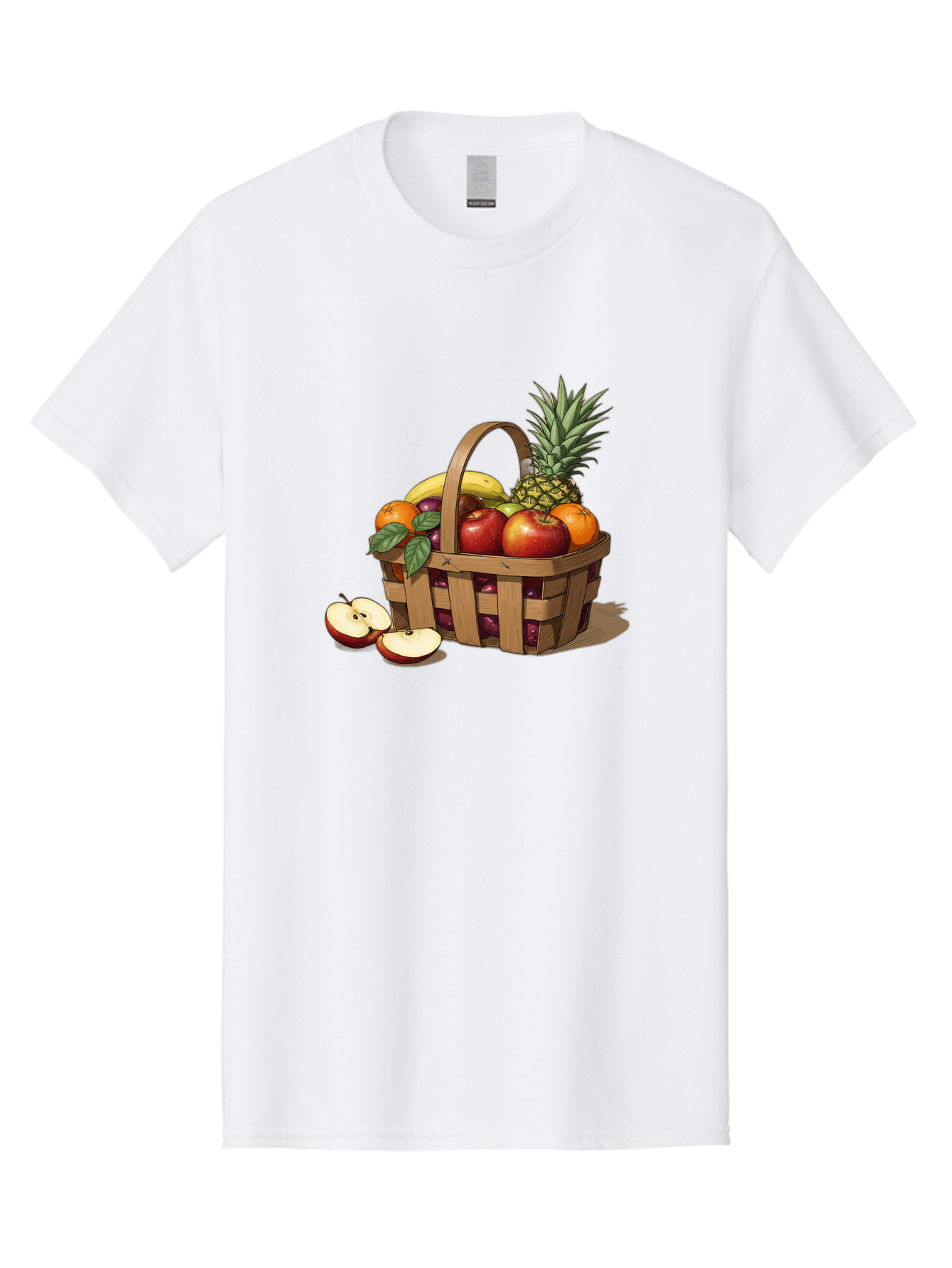 Fruit-Wicker-Basket Men'S Graphic Tee, 100% Cotton, Comfortable Casual Summer Wear, Machine Washable, Vintage Camera, Old Camera, Antique Camera, Black Camera, Classic Photography, Photography Equipment, Nostalgic Device, Film Camera, Bai935