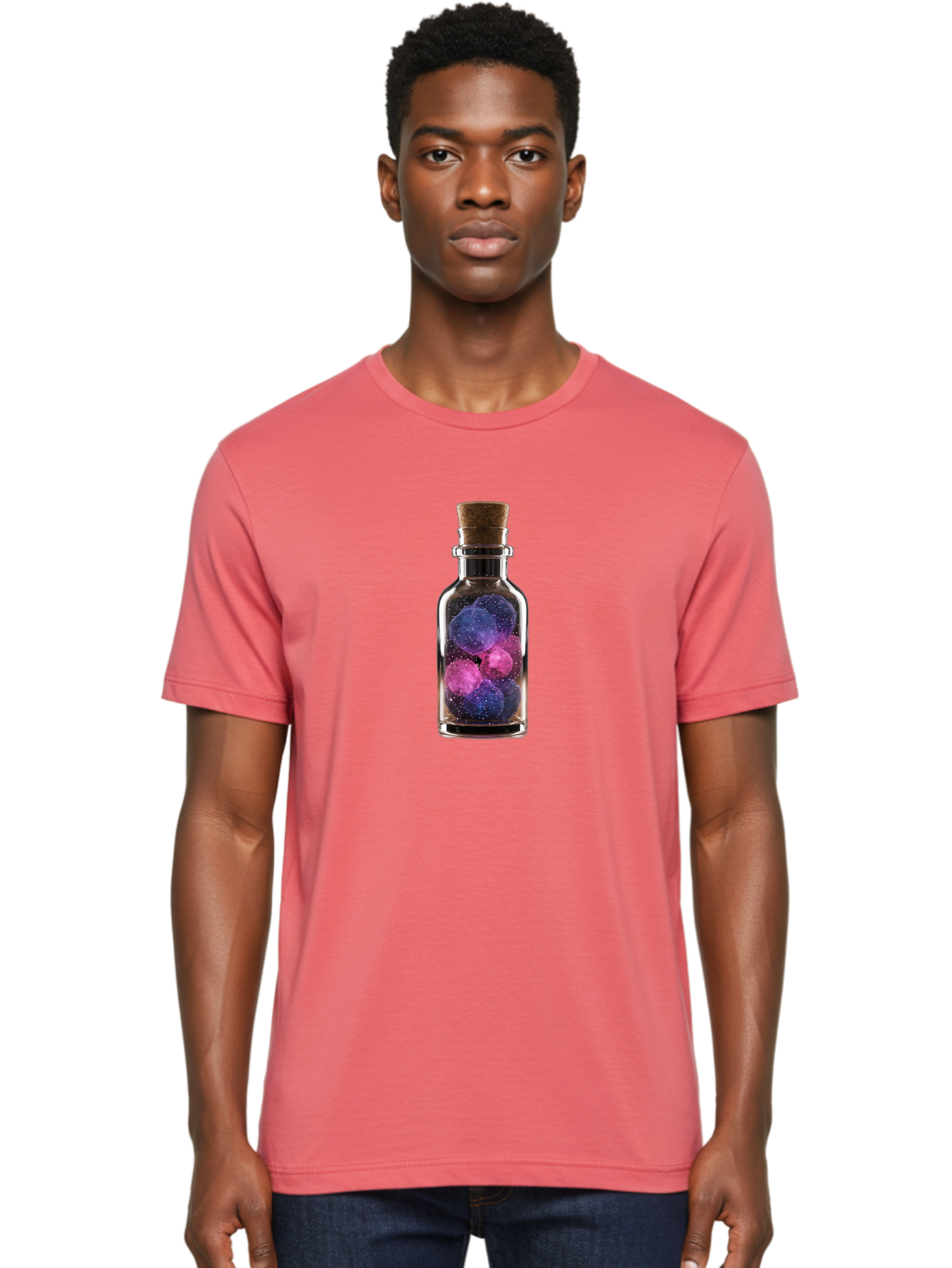 Galactic-Orbs-In-Bottle Men'S Graphic Tee, 100% Cotton, Comfortable Casual Summer Wear, Machine Washable, Vintage Camera, Old Camera, Antique Camera, Black Camera, Classic Photography, Photography Equipment, Nostalgic Device, Film Camera, Bai936