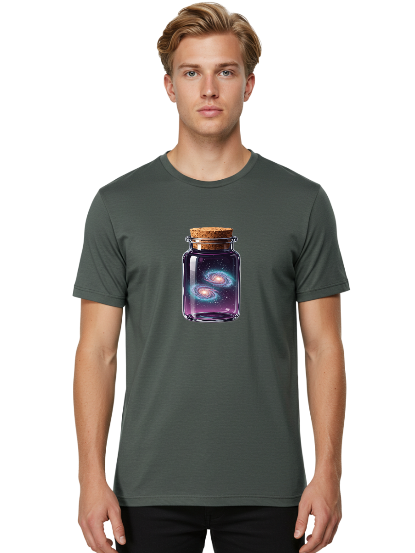 Galaxies-In-Jar Men'S Graphic Tee, 100% Cotton, Comfortable Casual Summer Wear, Machine Washable, Vintage Camera, Old Camera, Antique Camera, Black Camera, Classic Photography, Photography Equipment, Nostalgic Device, Film Camera, Camera Art Bai938
