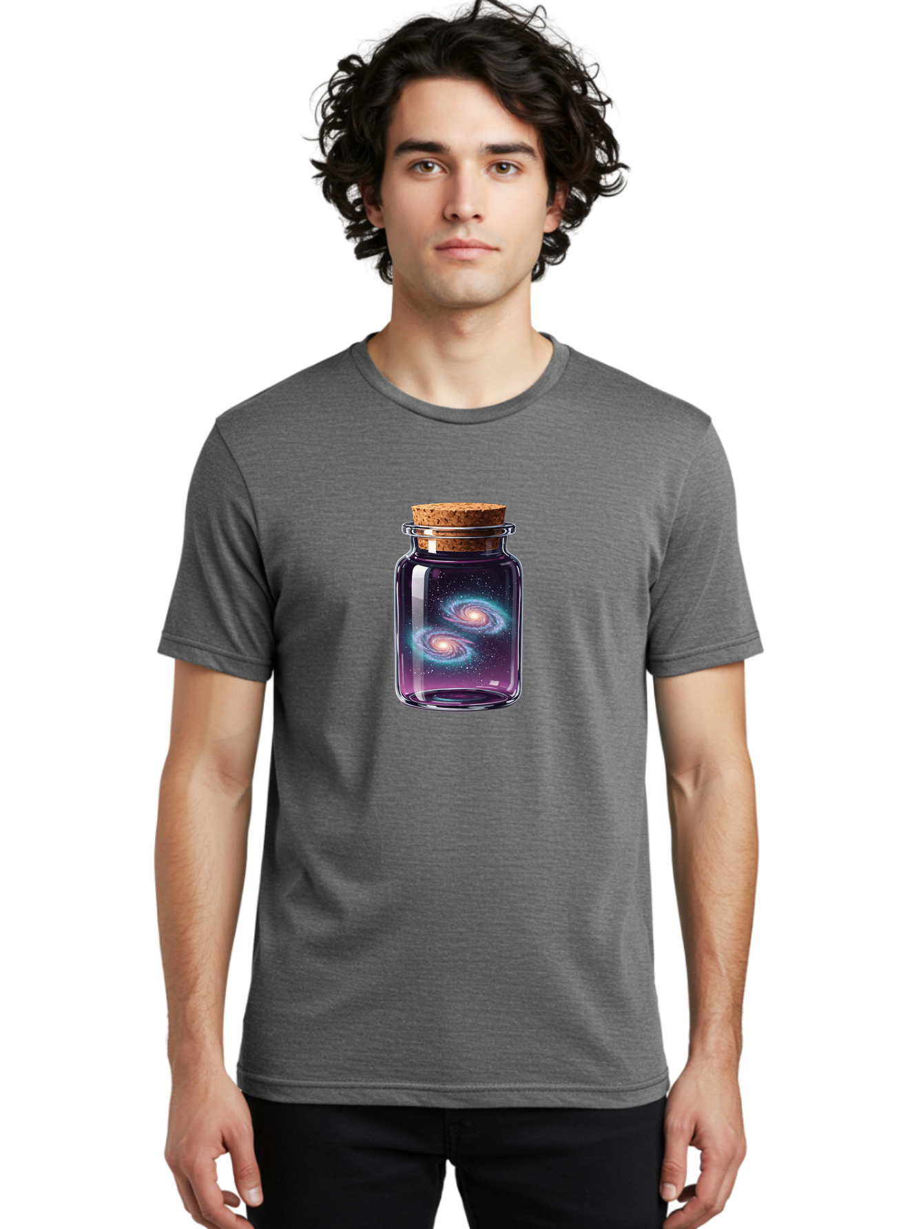 Galaxies-In-Jar Men'S Graphic Tee, 100% Cotton, Comfortable Casual Summer Wear, Machine Washable, Vintage Camera, Old Camera, Antique Camera, Black Camera, Classic Photography, Photography Equipment, Nostalgic Device, Film Camera, Camera Art Bai938