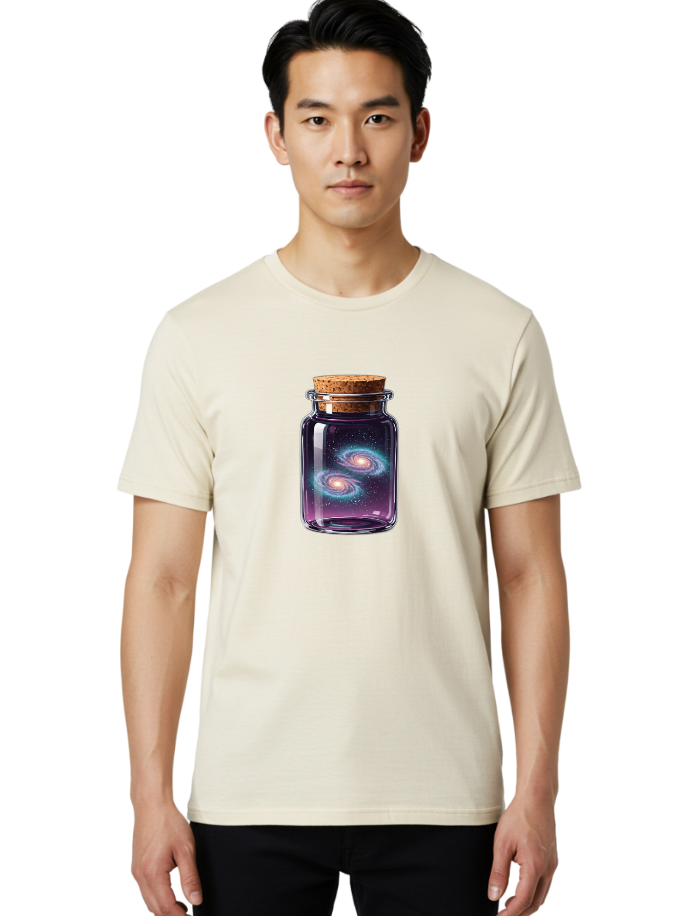 Galaxies-In-Jar Men'S Graphic Tee, 100% Cotton, Comfortable Casual Summer Wear, Machine Washable, Vintage Camera, Old Camera, Antique Camera, Black Camera, Classic Photography, Photography Equipment, Nostalgic Device, Film Camera, Camera Art Bai938